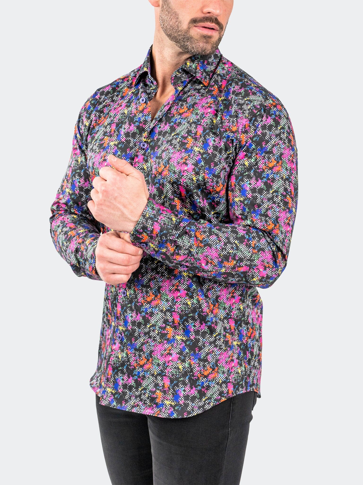 Fibonacci Nineties Black Shirt