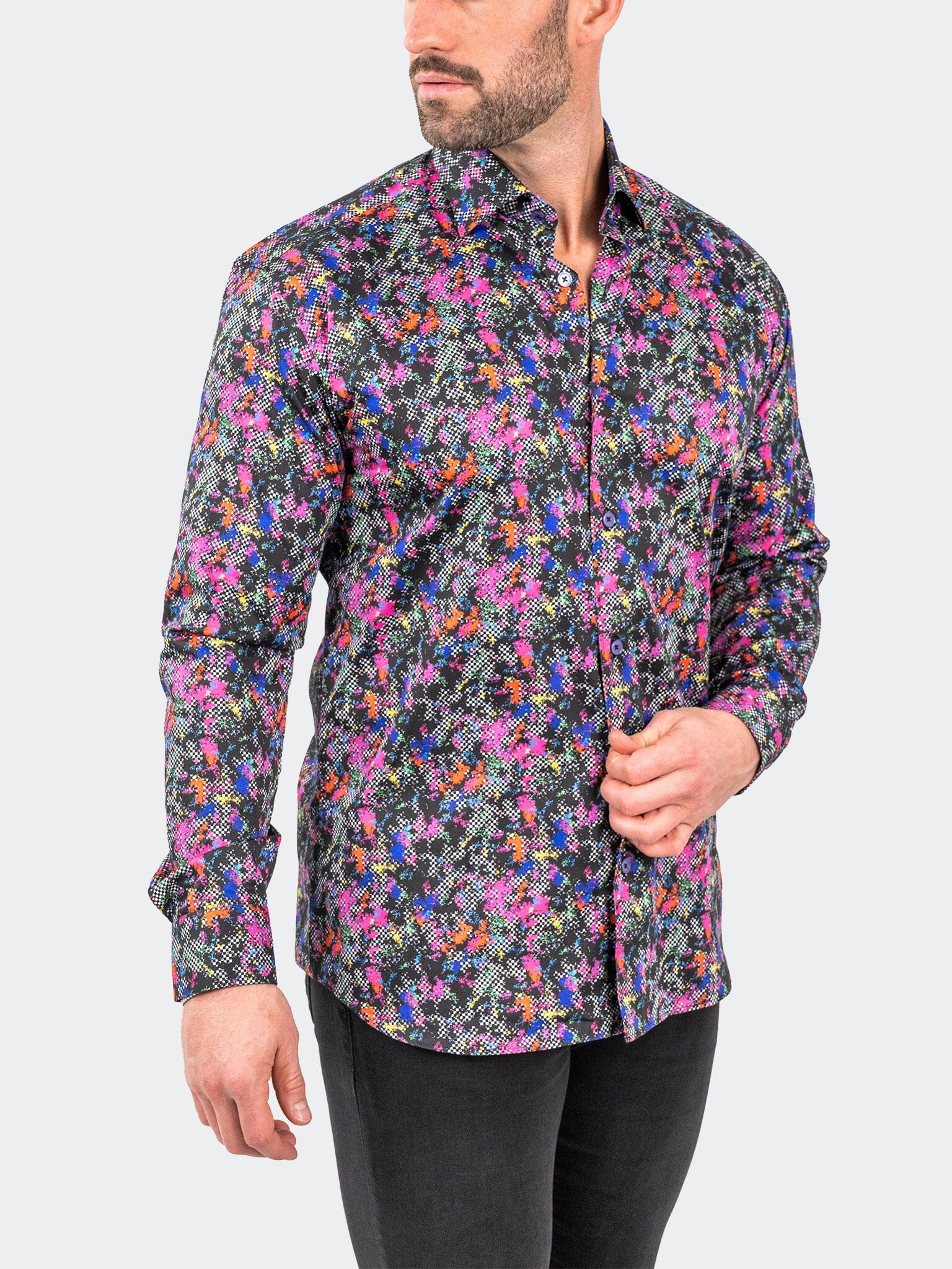 Fibonacci Nineties Black Shirt