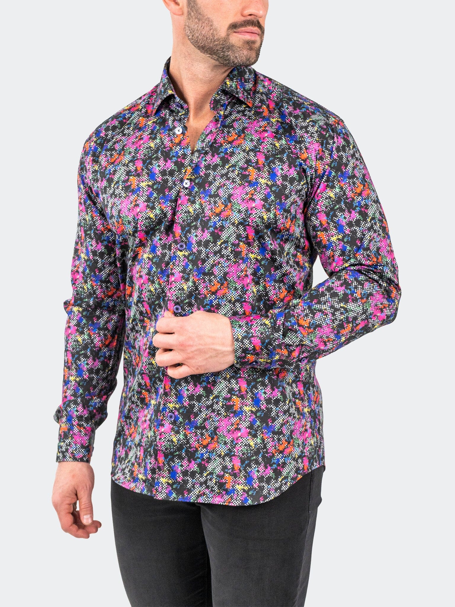 Fibonacci Nineties Black Shirt