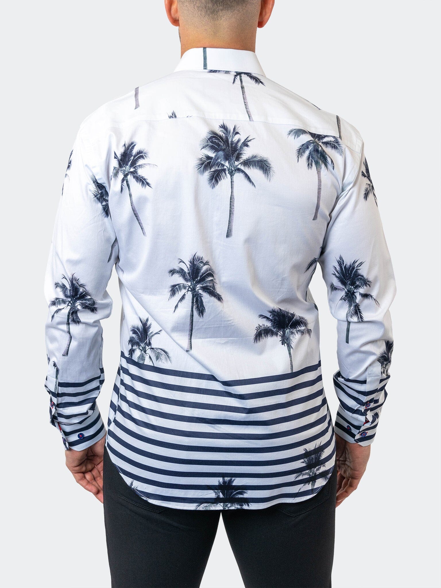 Fibonacci NuitPalm White Shirt