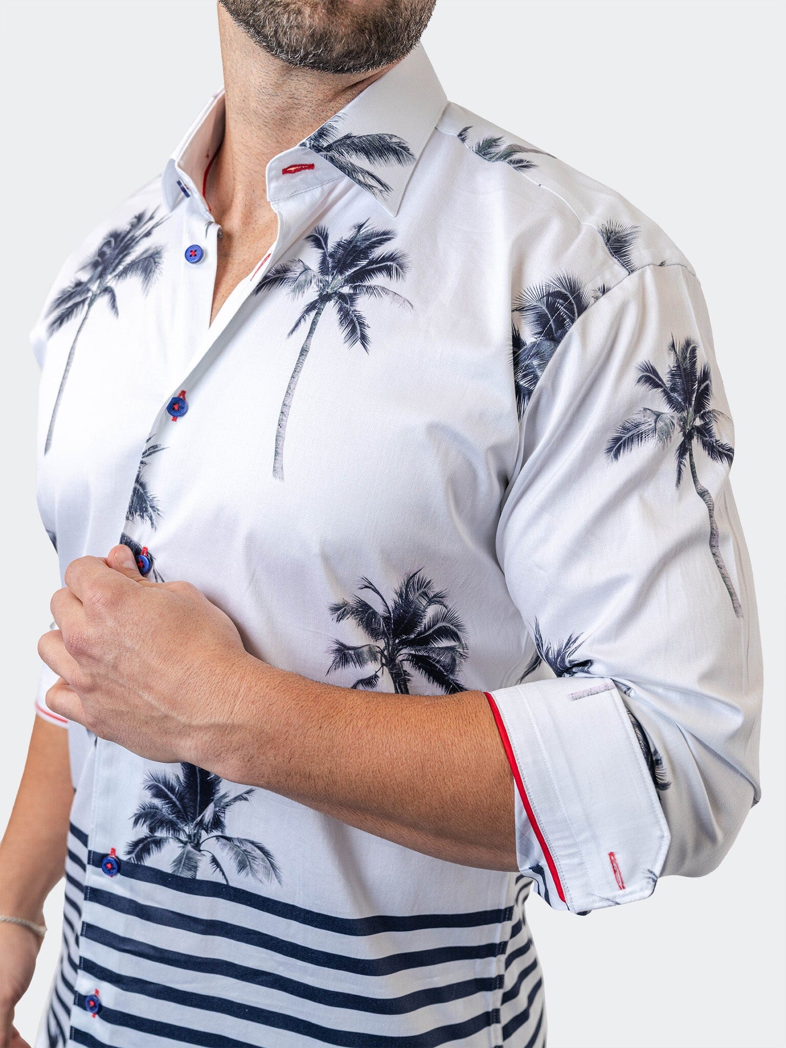 Fibonacci NuitPalm White Shirt