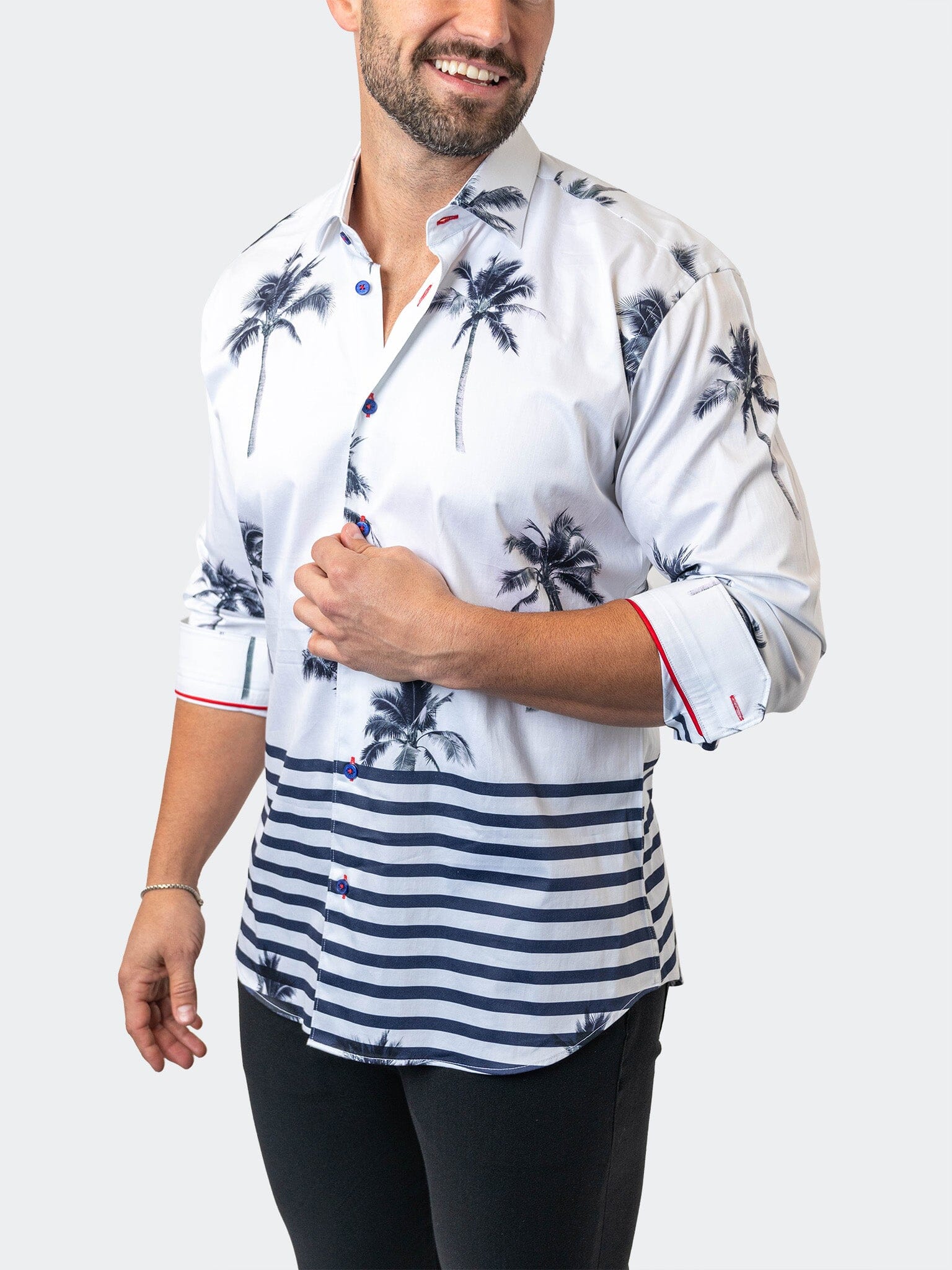 Fibonacci NuitPalm White Shirt