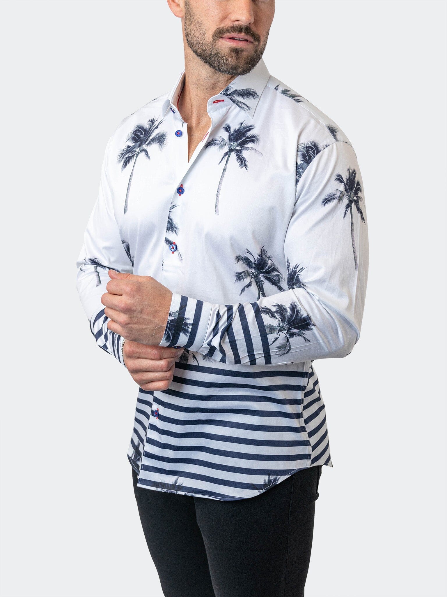Fibonacci NuitPalm White Shirt