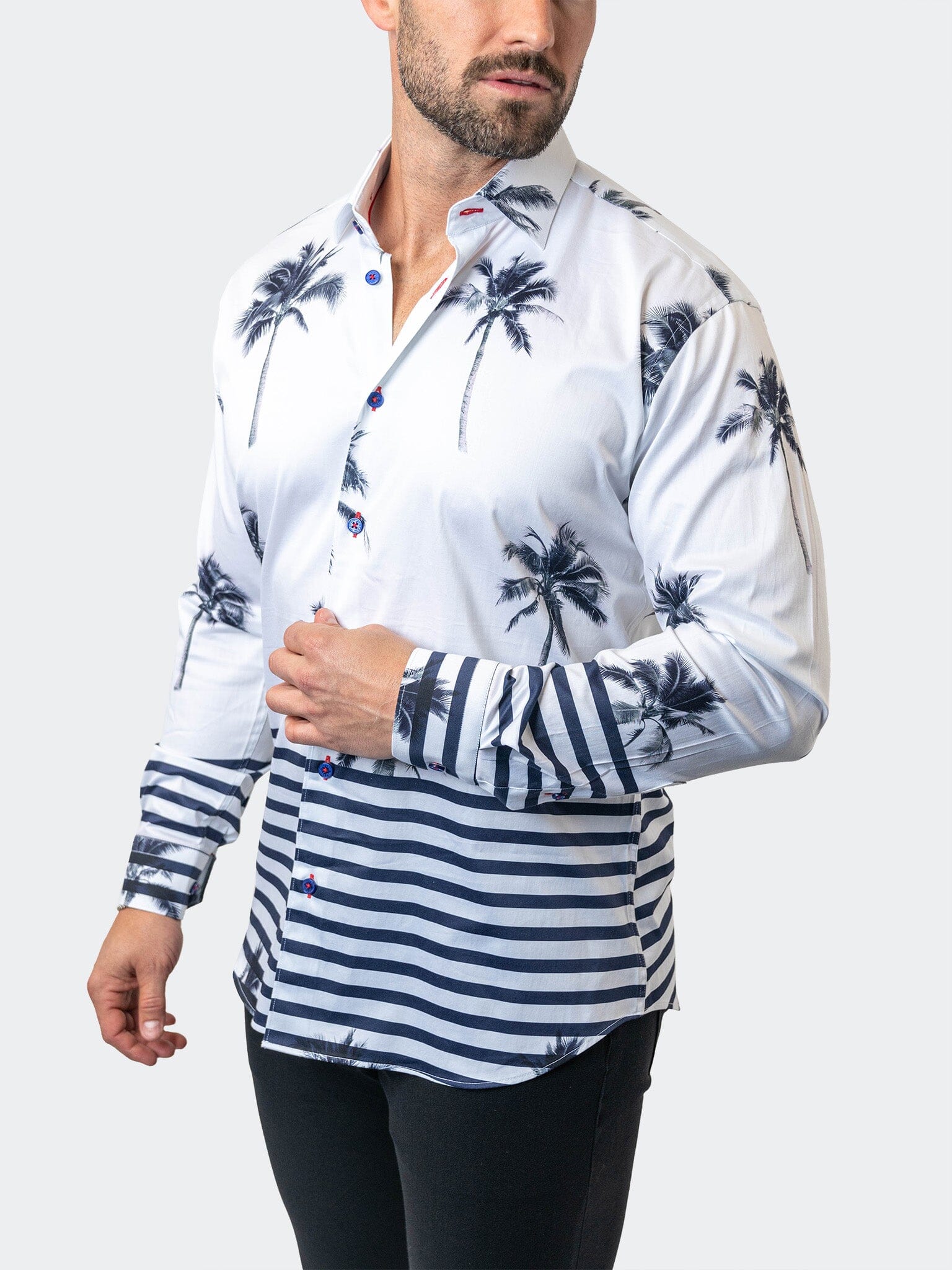 Fibonacci NuitPalm White Shirt