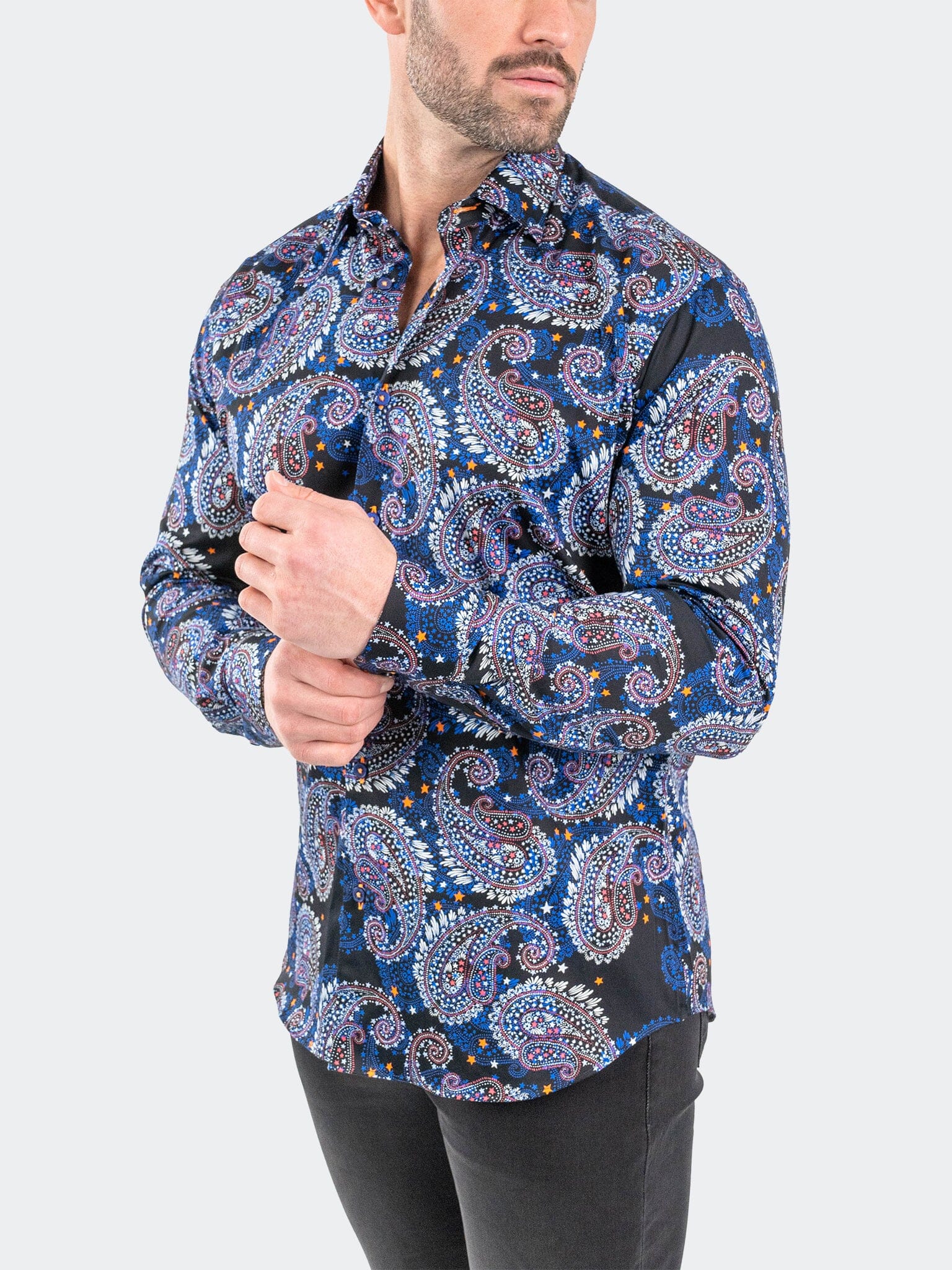 Fibonacci PaisleyStar Black