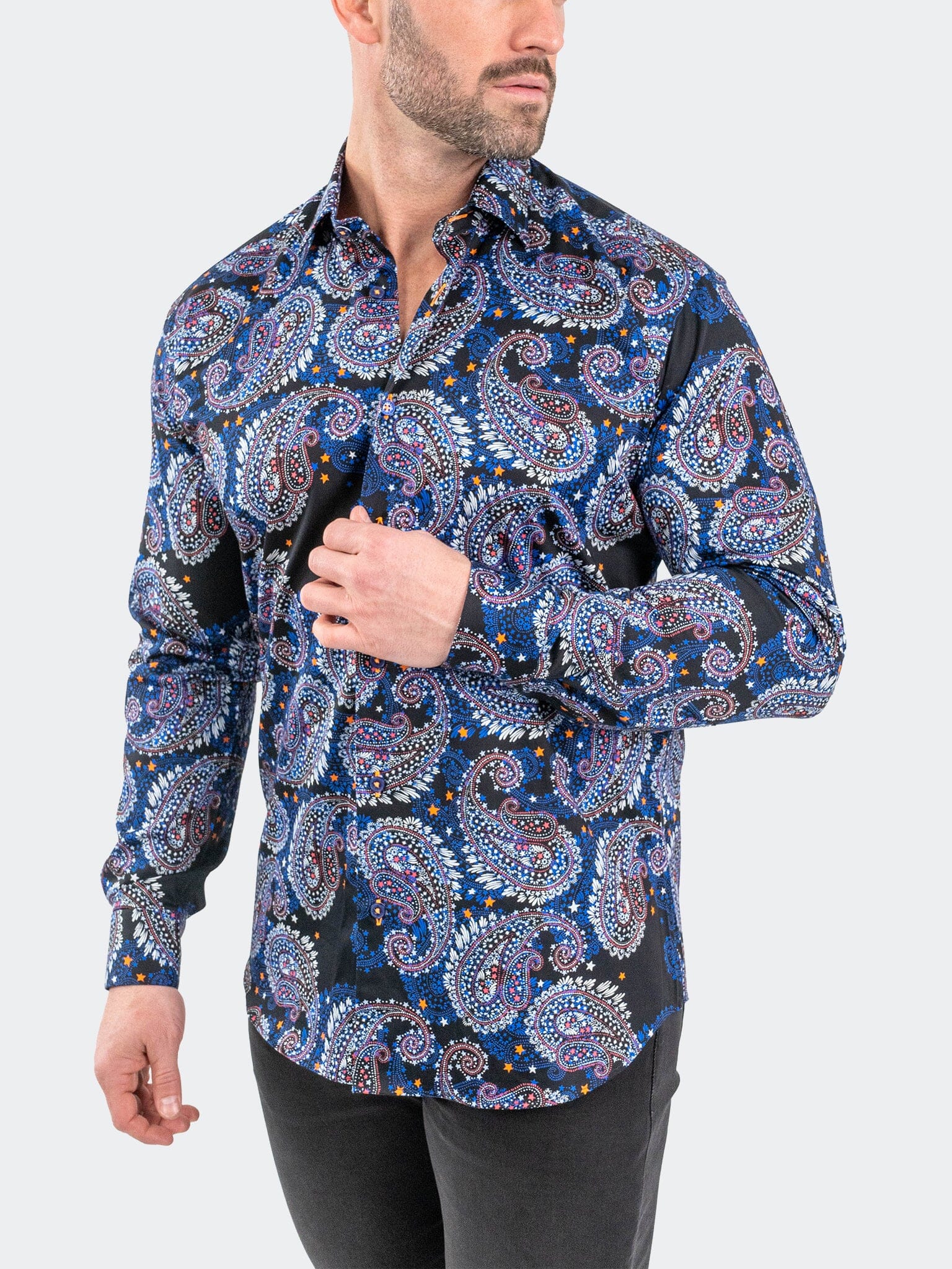 Fibonacci PaisleyStar Black