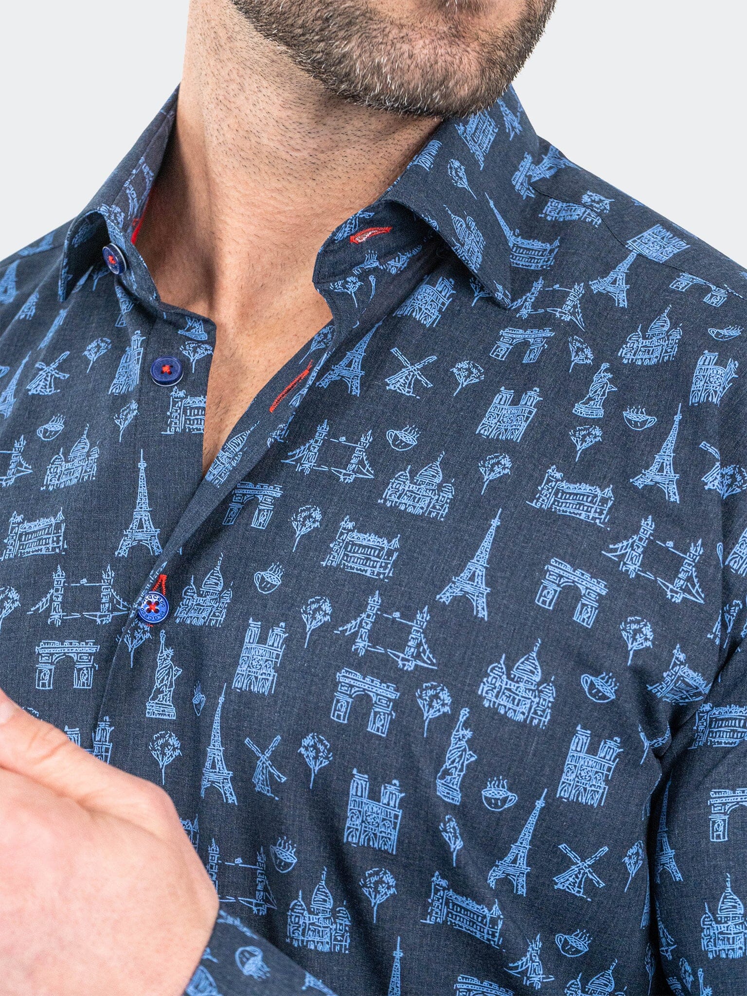 Fibonacci ParisTour Navy Shirt