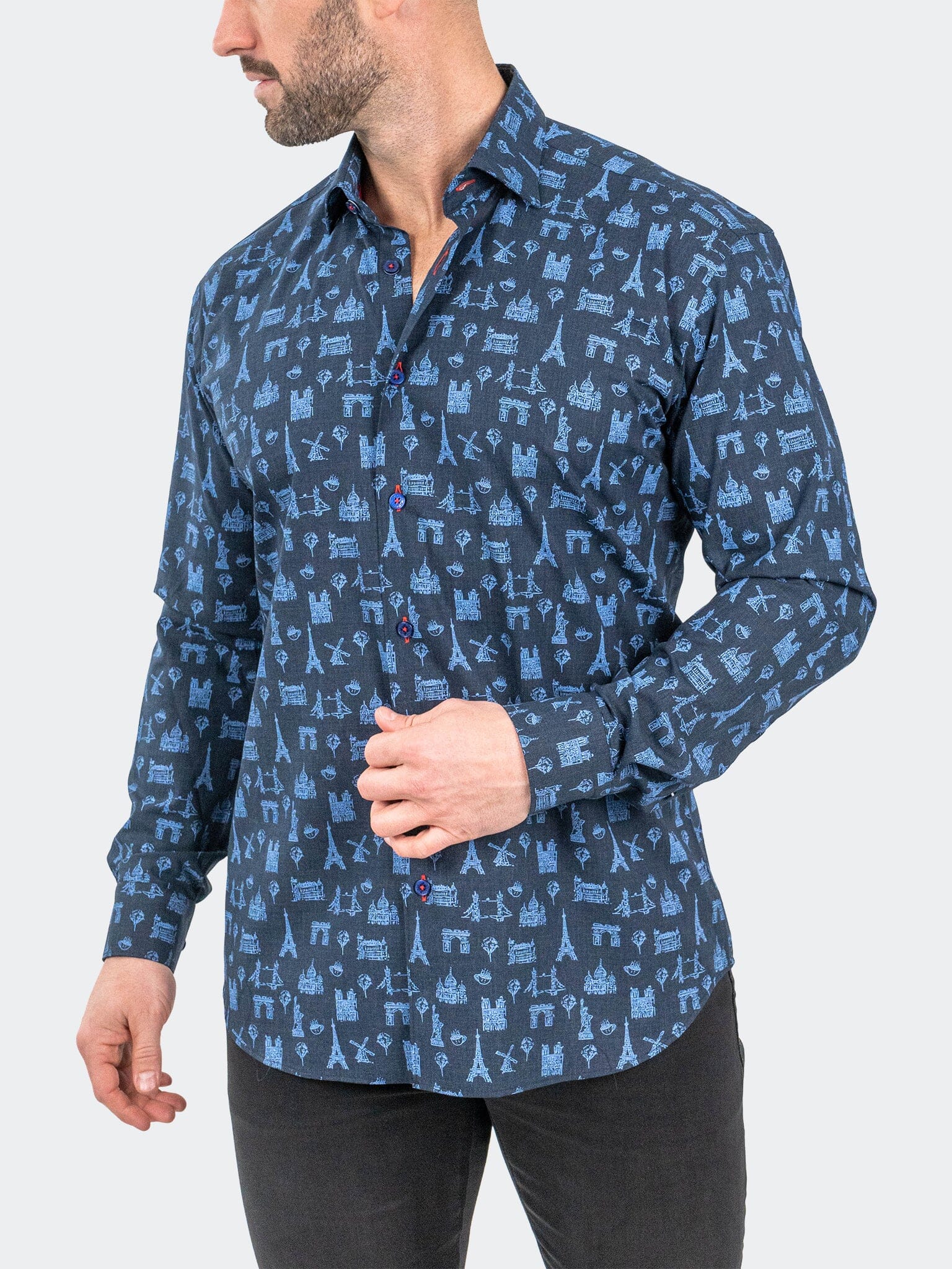 Fibonacci ParisTour Navy Shirt