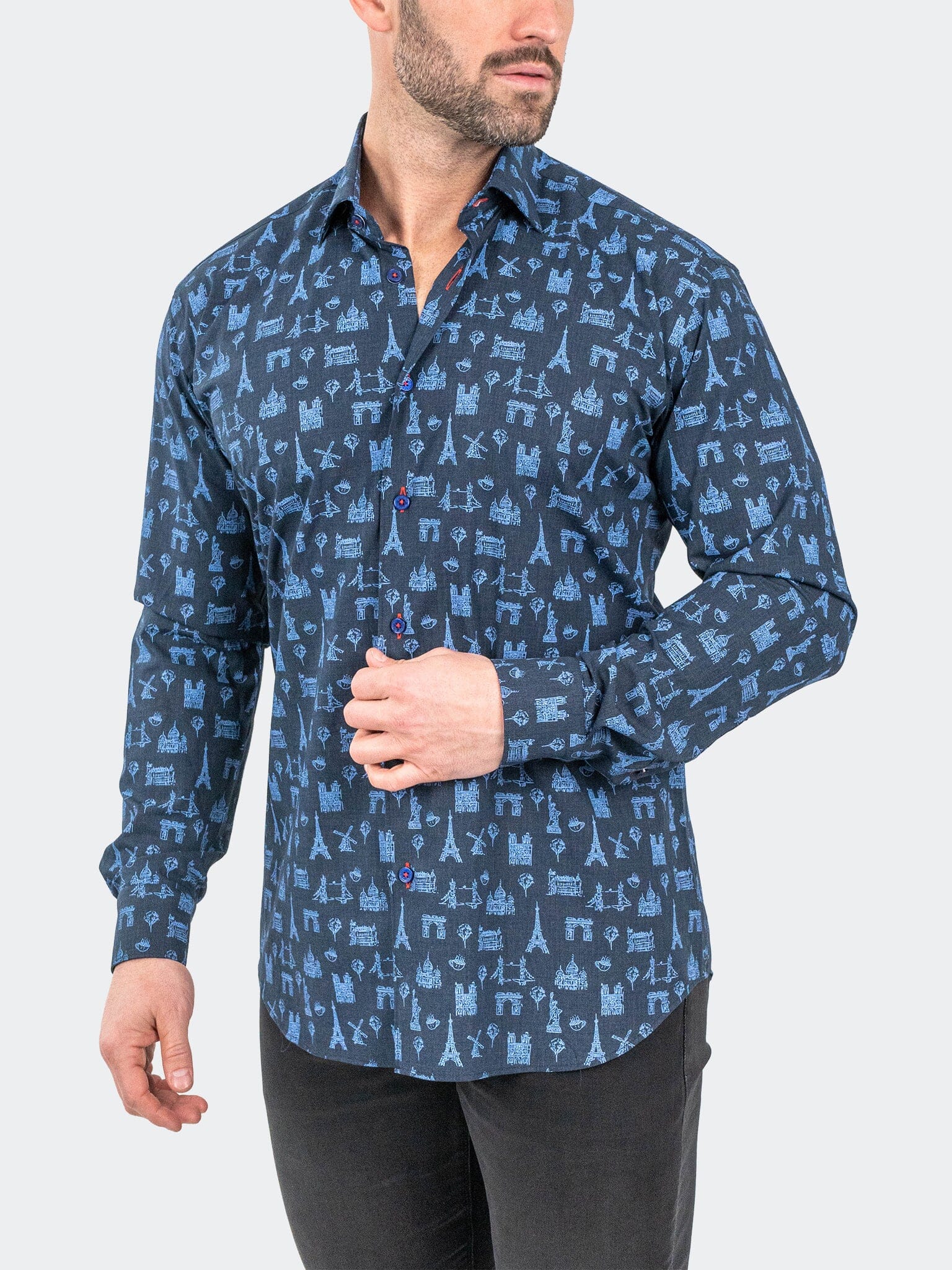 Fibonacci ParisTour Navy Shirt