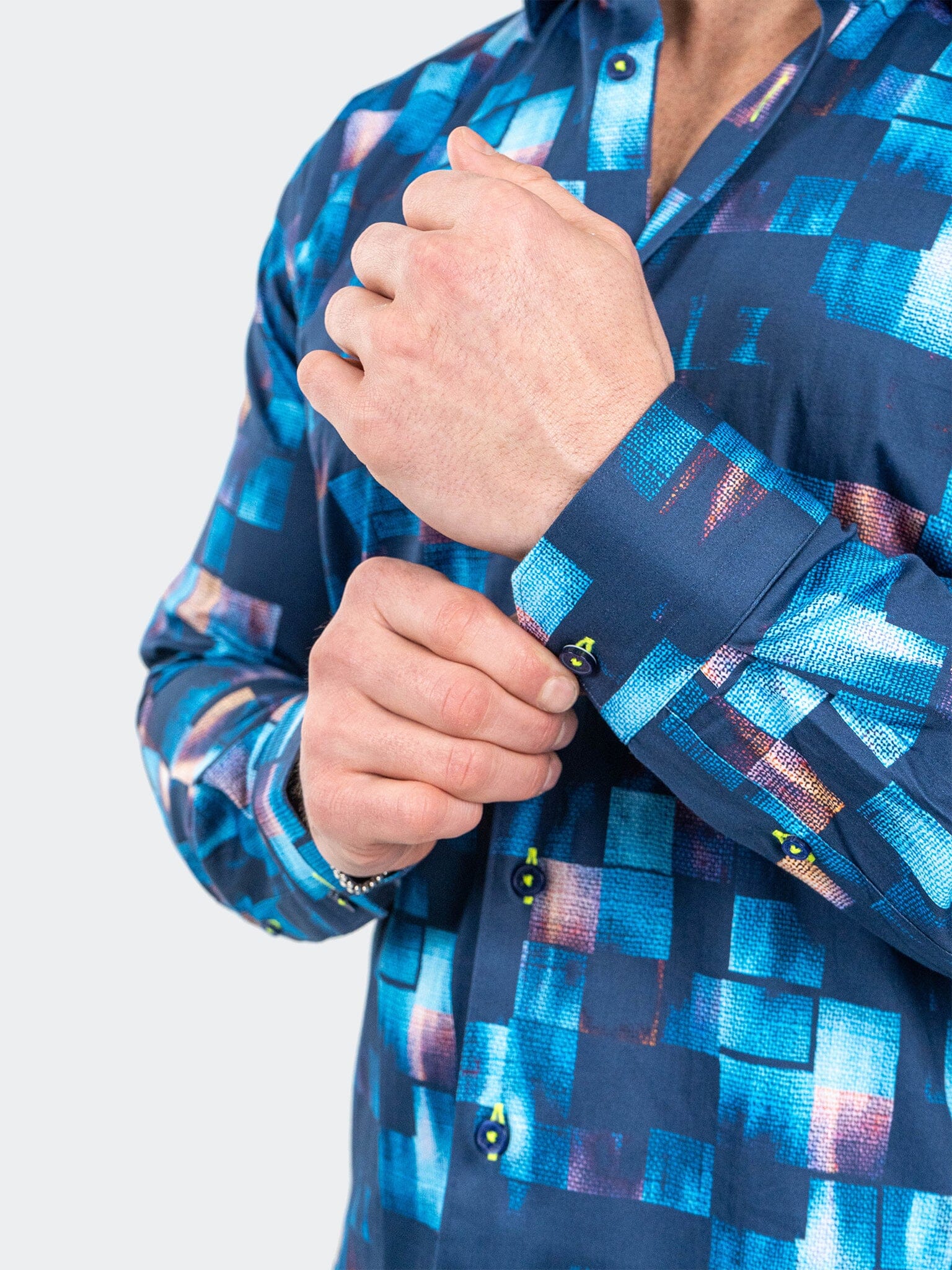 Fibonacci Sensored Blue Shirt