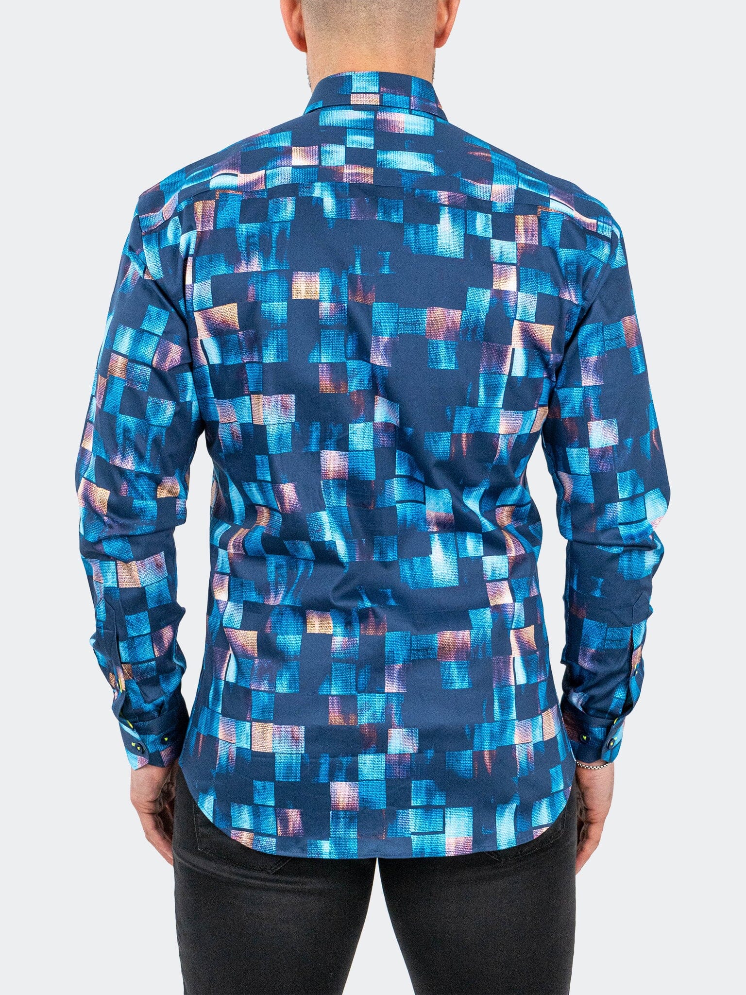 Fibonacci Sensored Blue Shirt