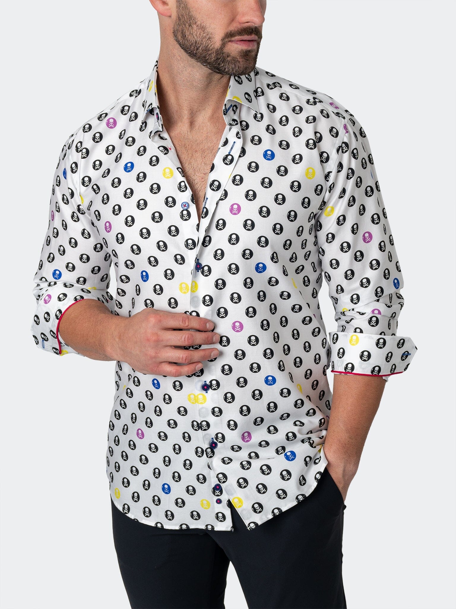 Fibonacci SkullCircle White Shirt