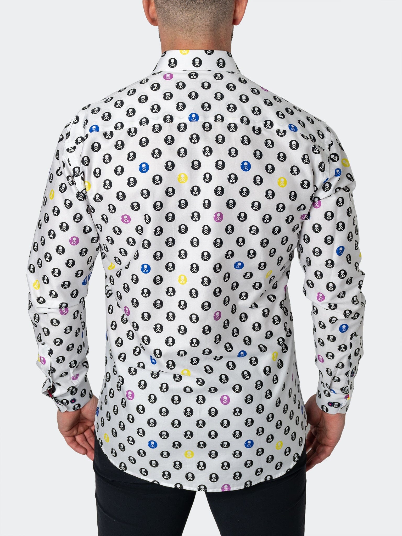 Fibonacci SkullCircle White Shirt