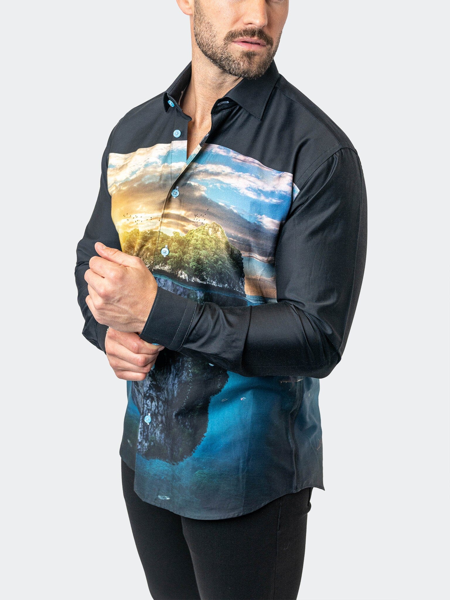 Fibonacci SkullIsland Black Shirt
