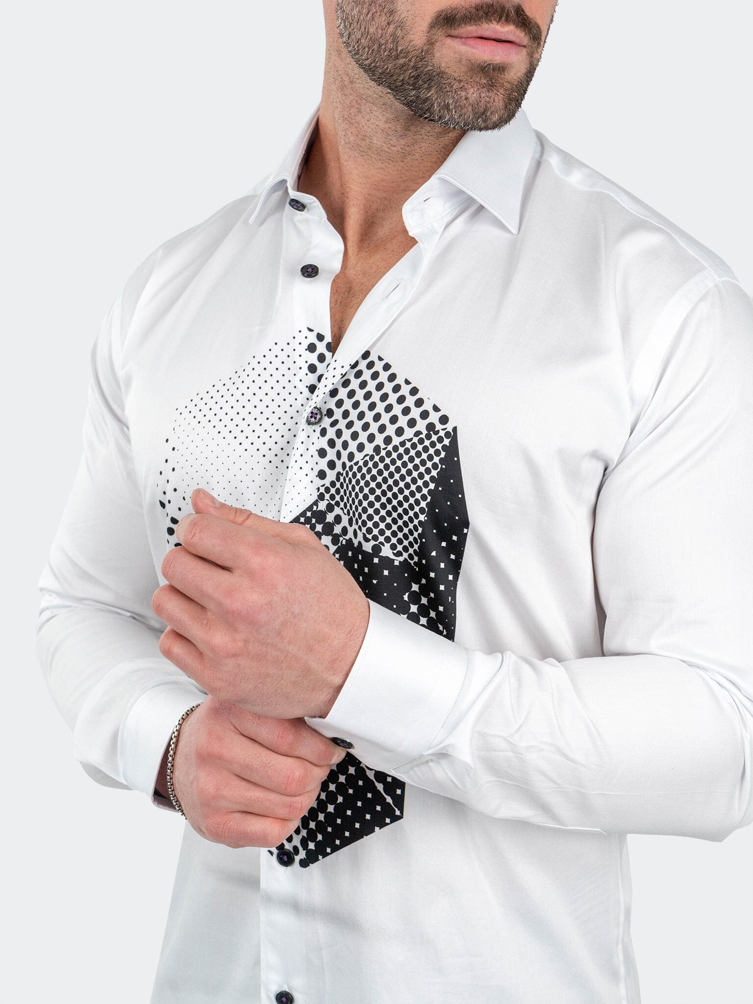 Fibonacci SkullPoints White Shirt