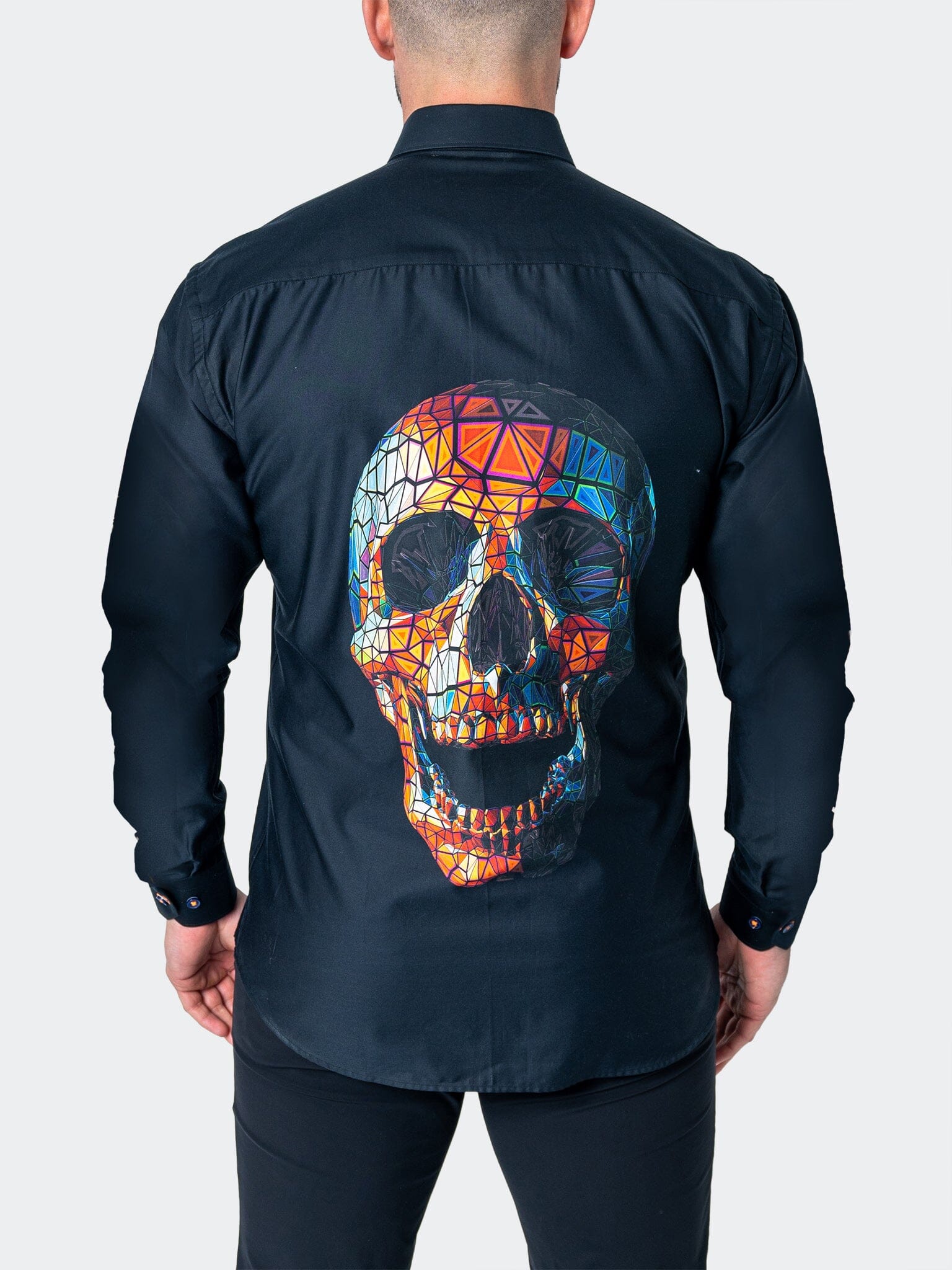 Fibonacci SkullPrizm Black Shirt