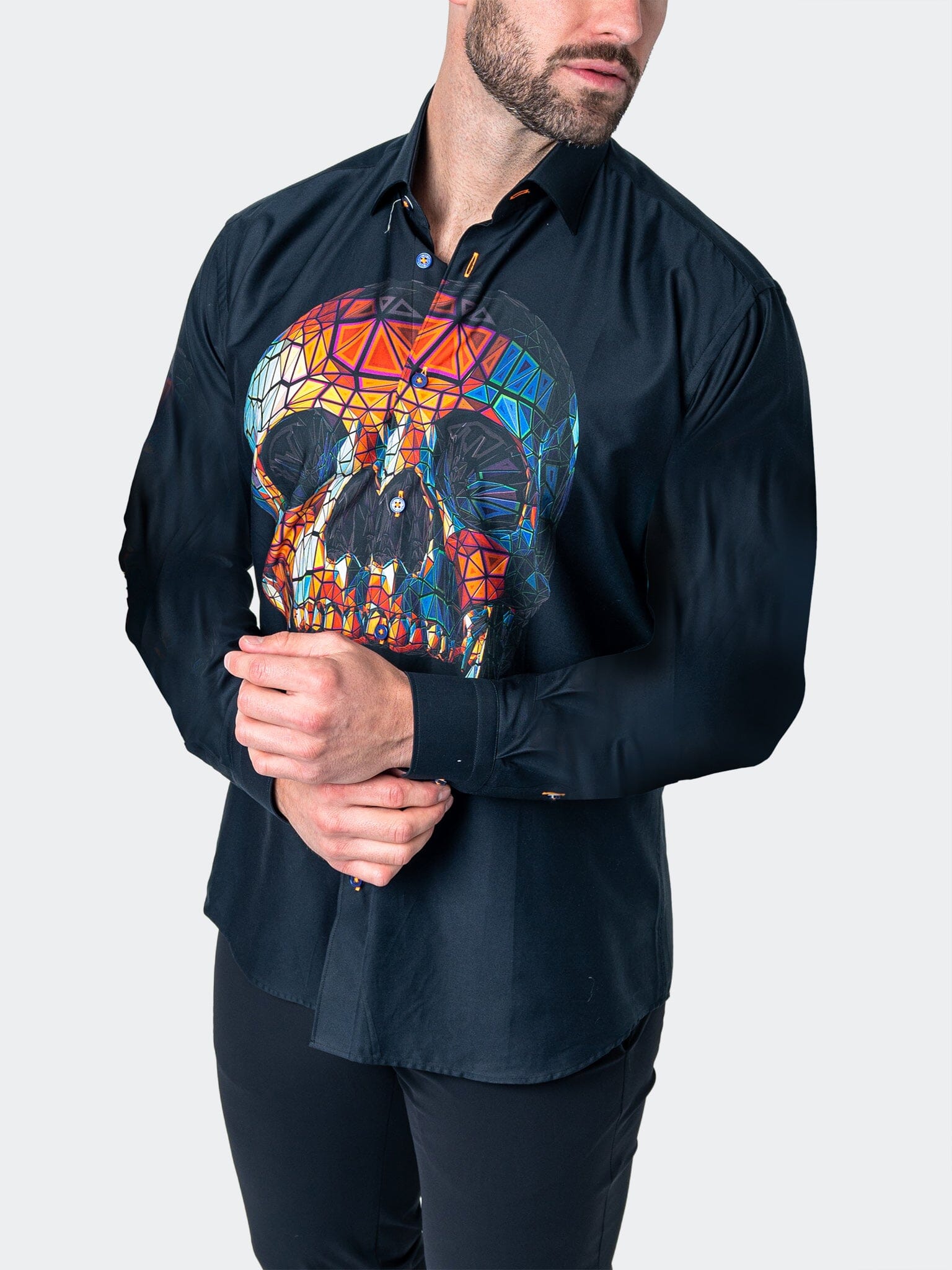 Fibonacci SkullPrizm Black Shirt