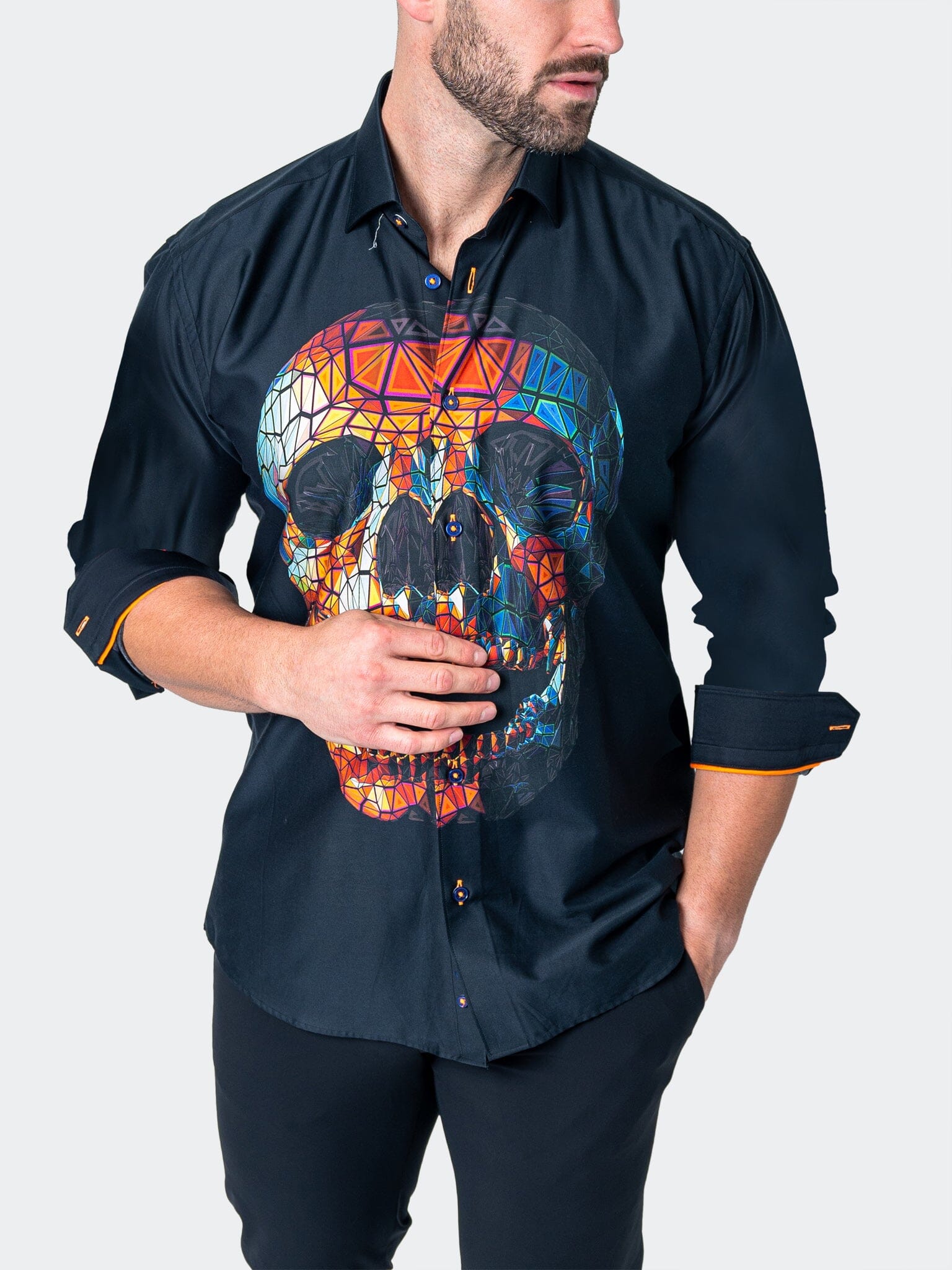 Fibonacci SkullPrizm Black Shirt