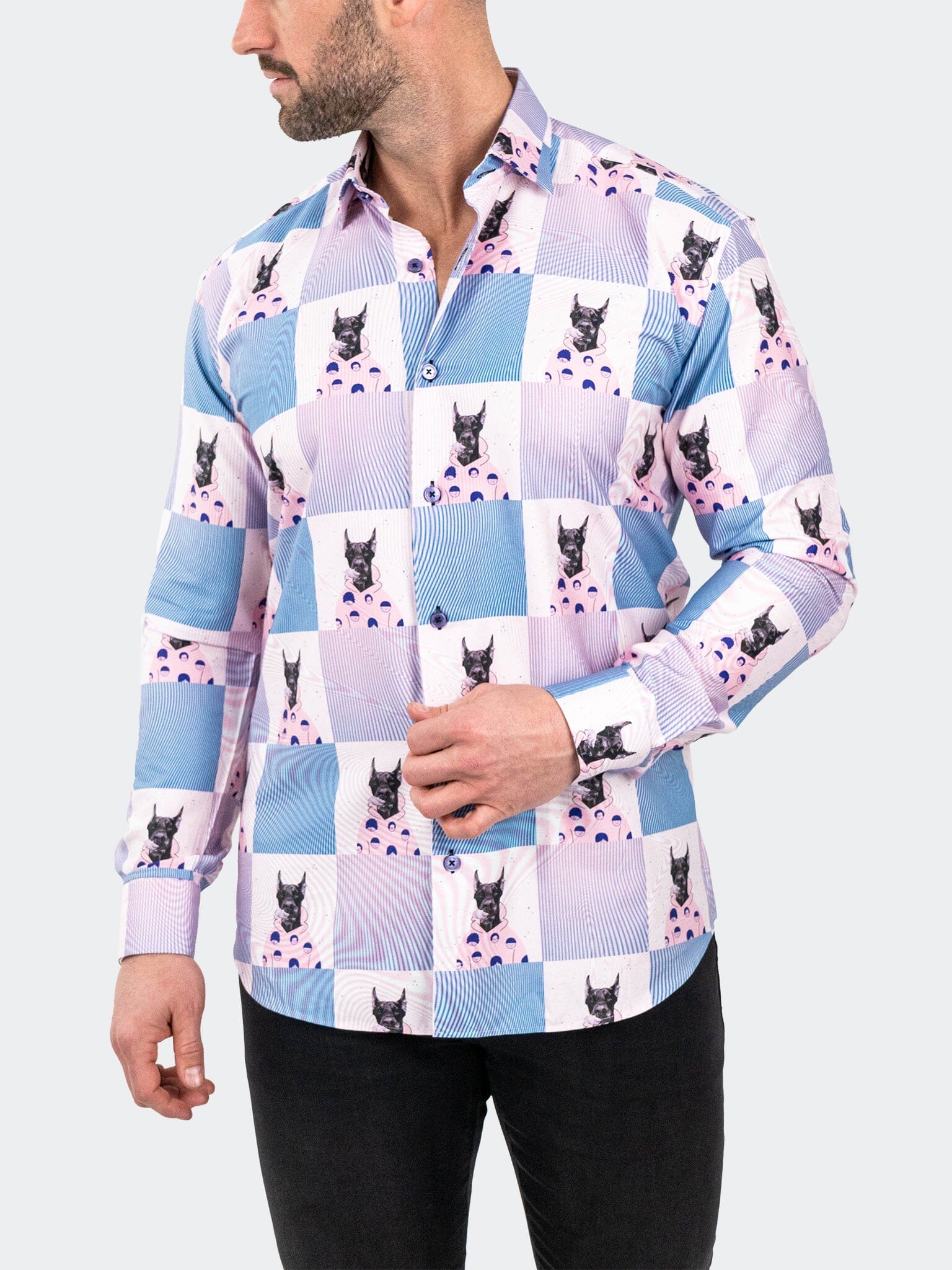Fibonacci Snoop Pink Shirt