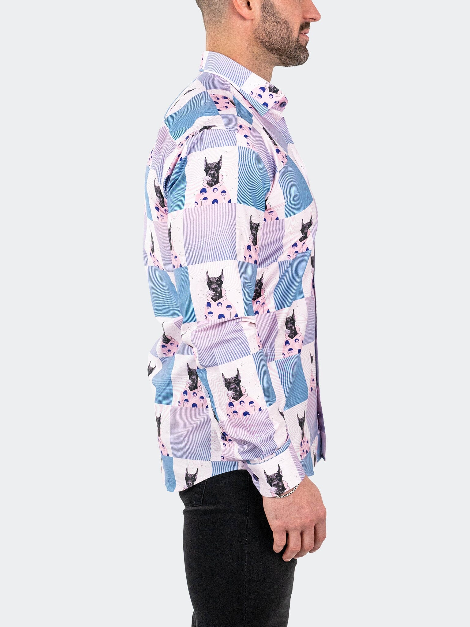 Fibonacci Snoop Pink Shirt