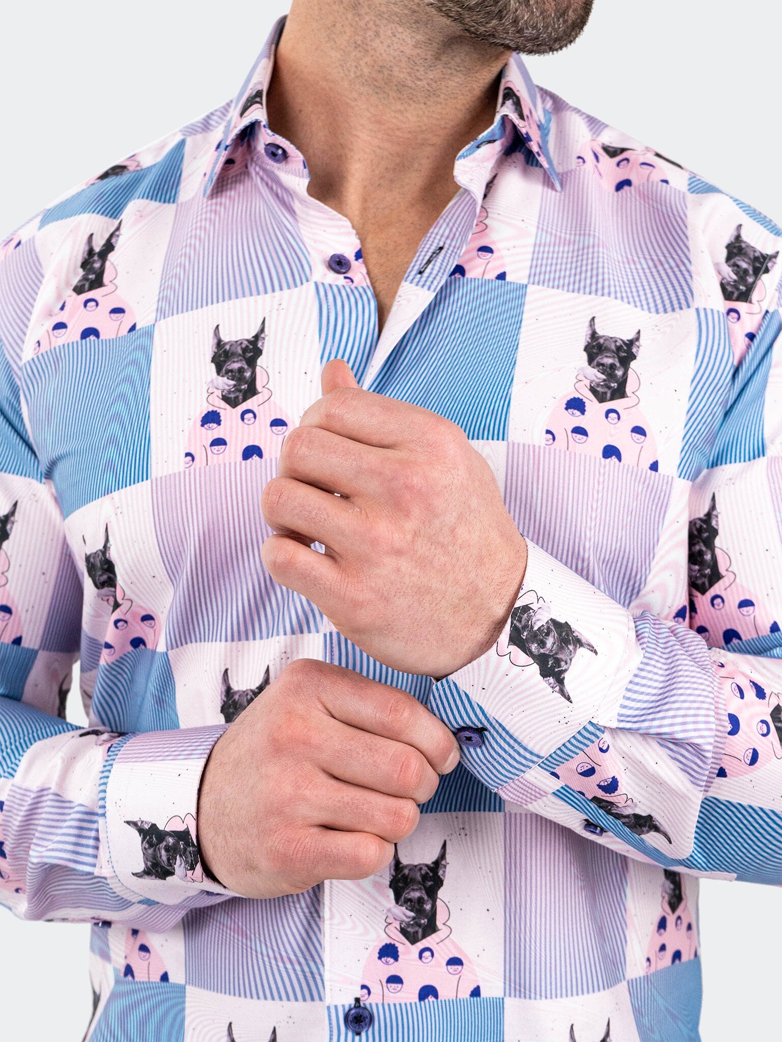 Fibonacci Snoop Pink Shirt