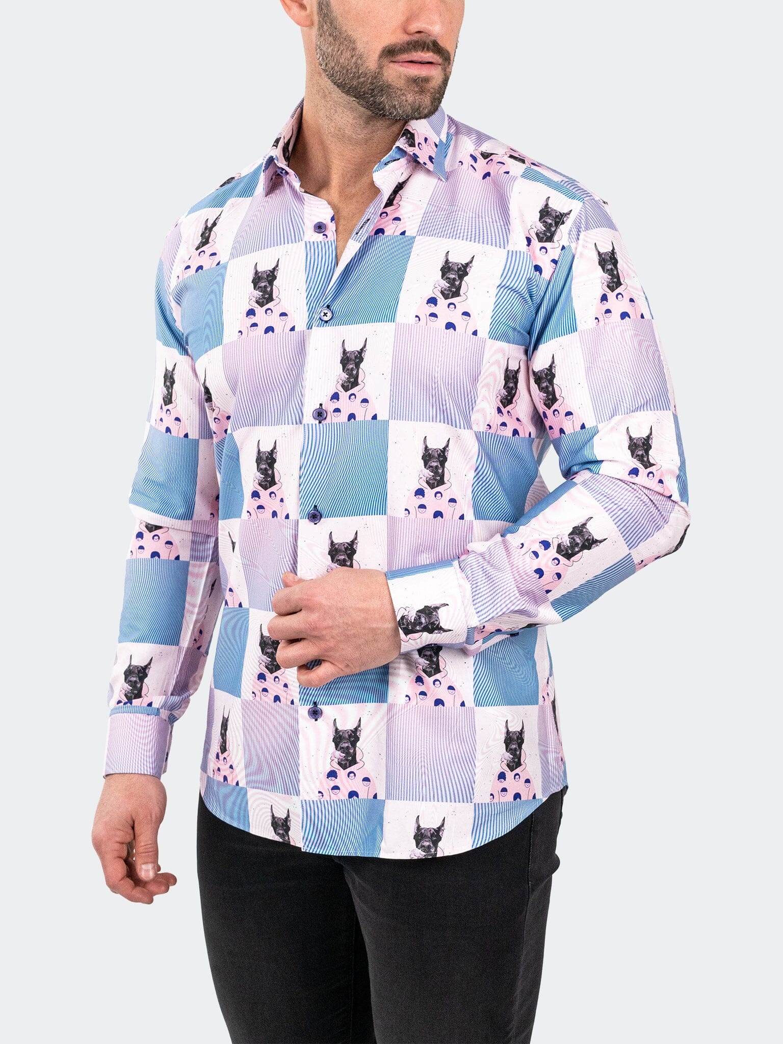 Fibonacci Snoop Pink Shirt