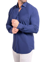 Fibonacci StretchEuroNavy Blue View-2