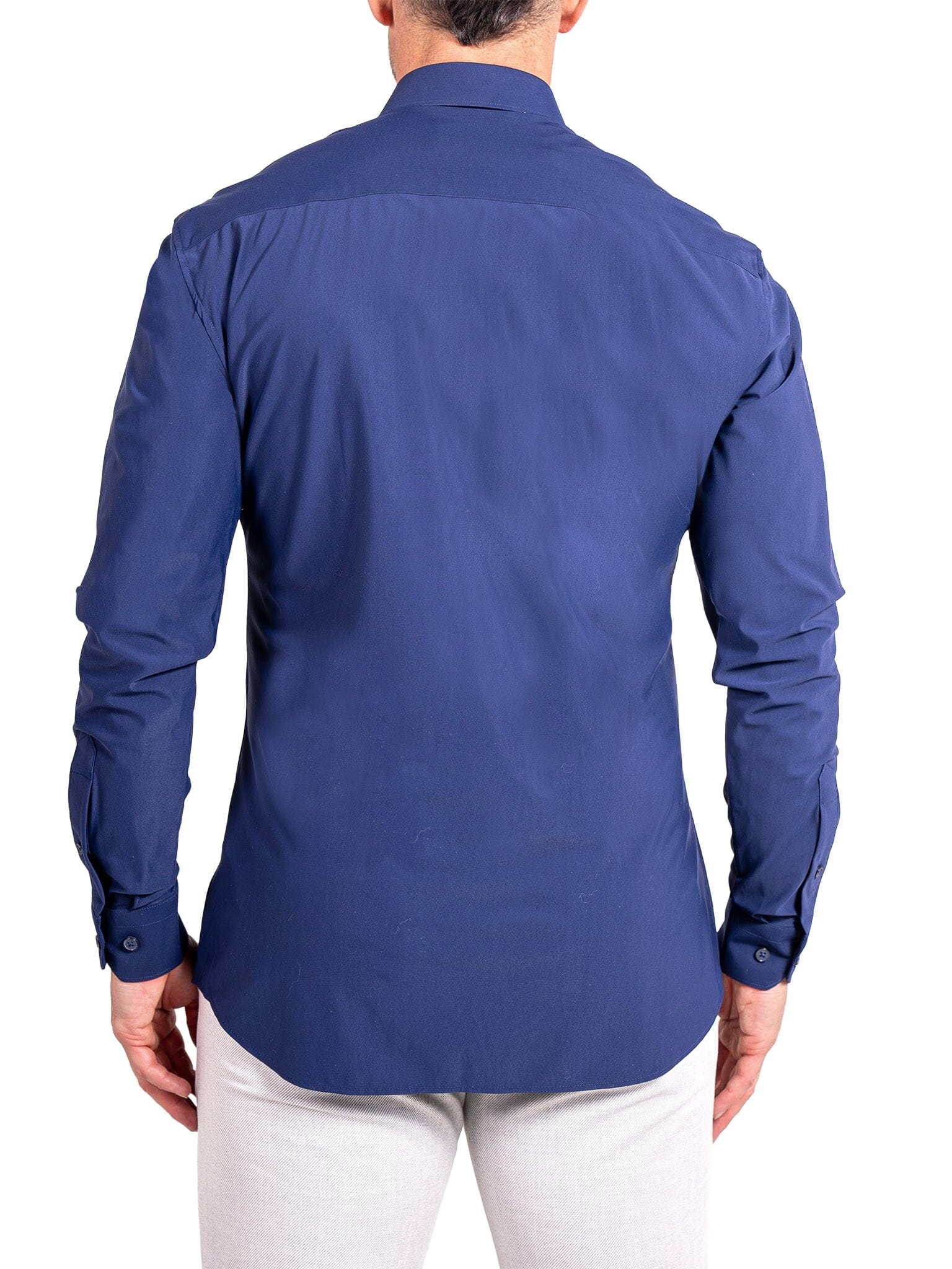 Perm Fibonacci Stretch Navy Shirt