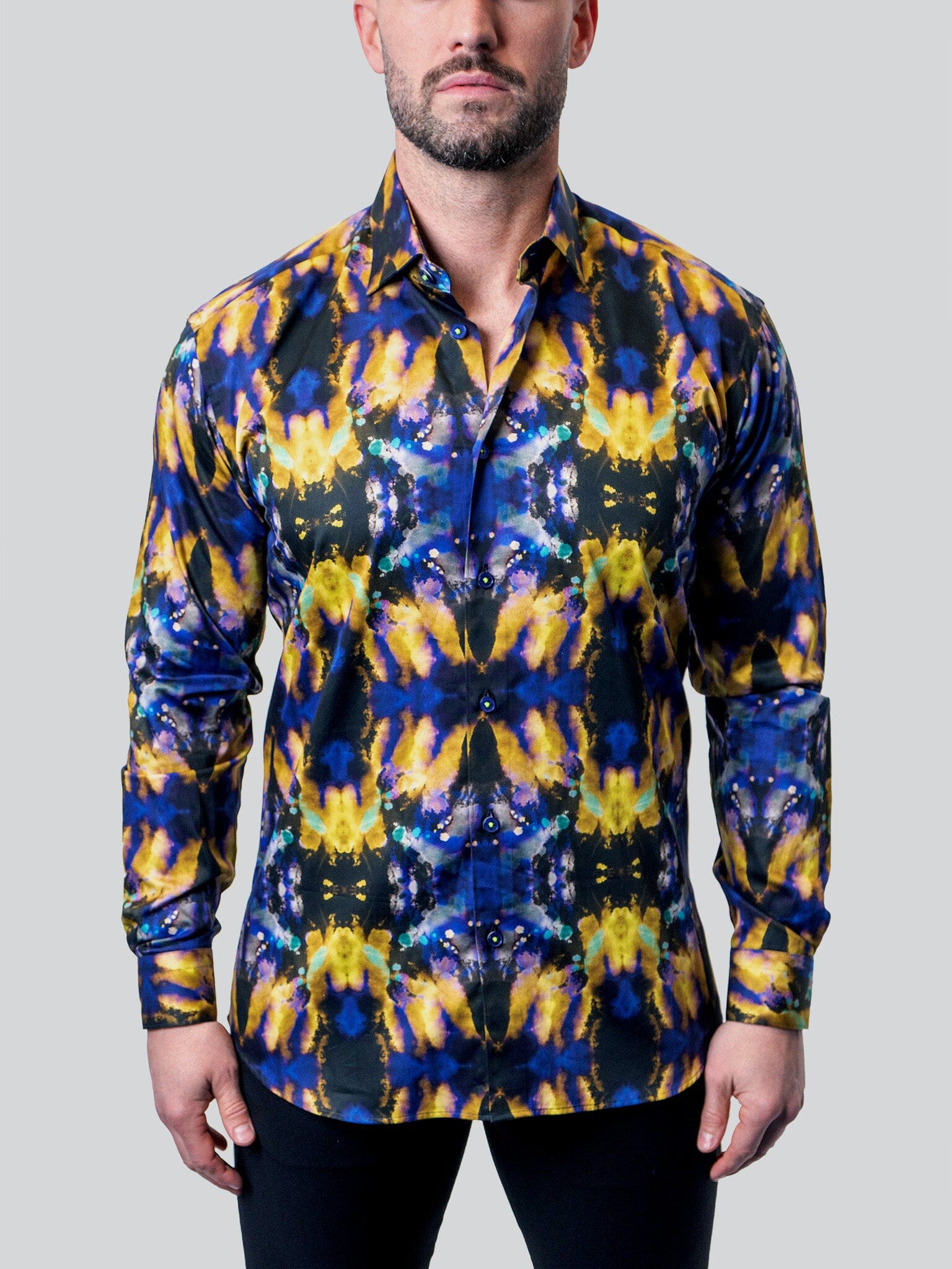Fibonacci TieDye Trip Blue Shirt