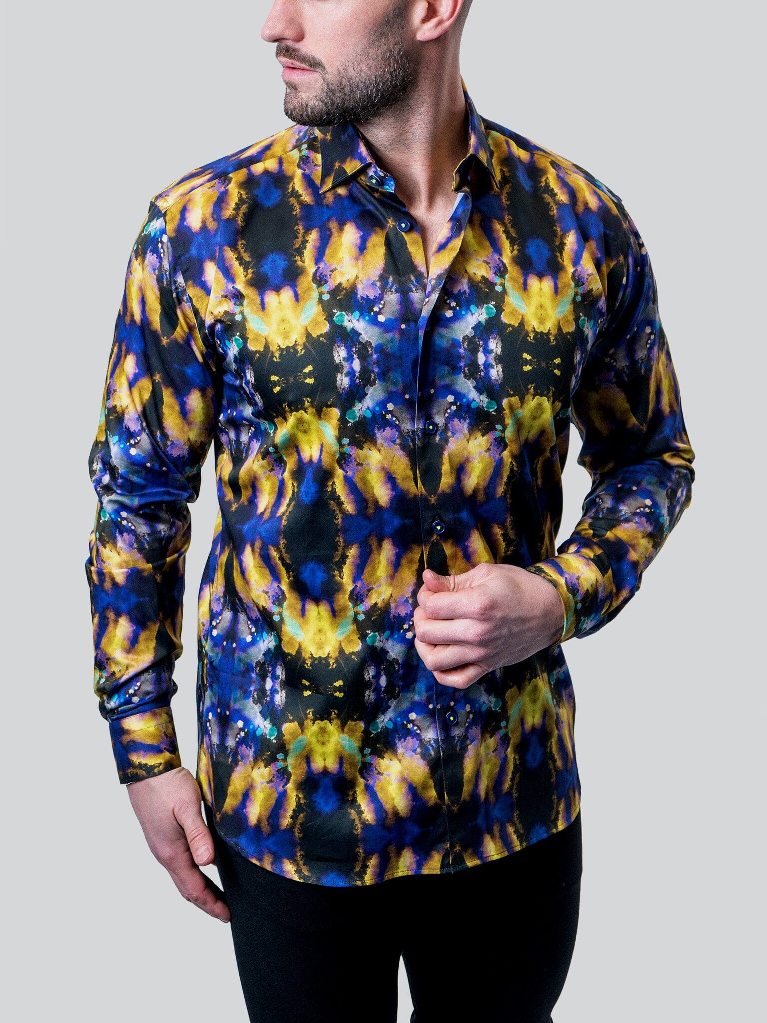 Fibonacci TieDye Trip Blue Shirt