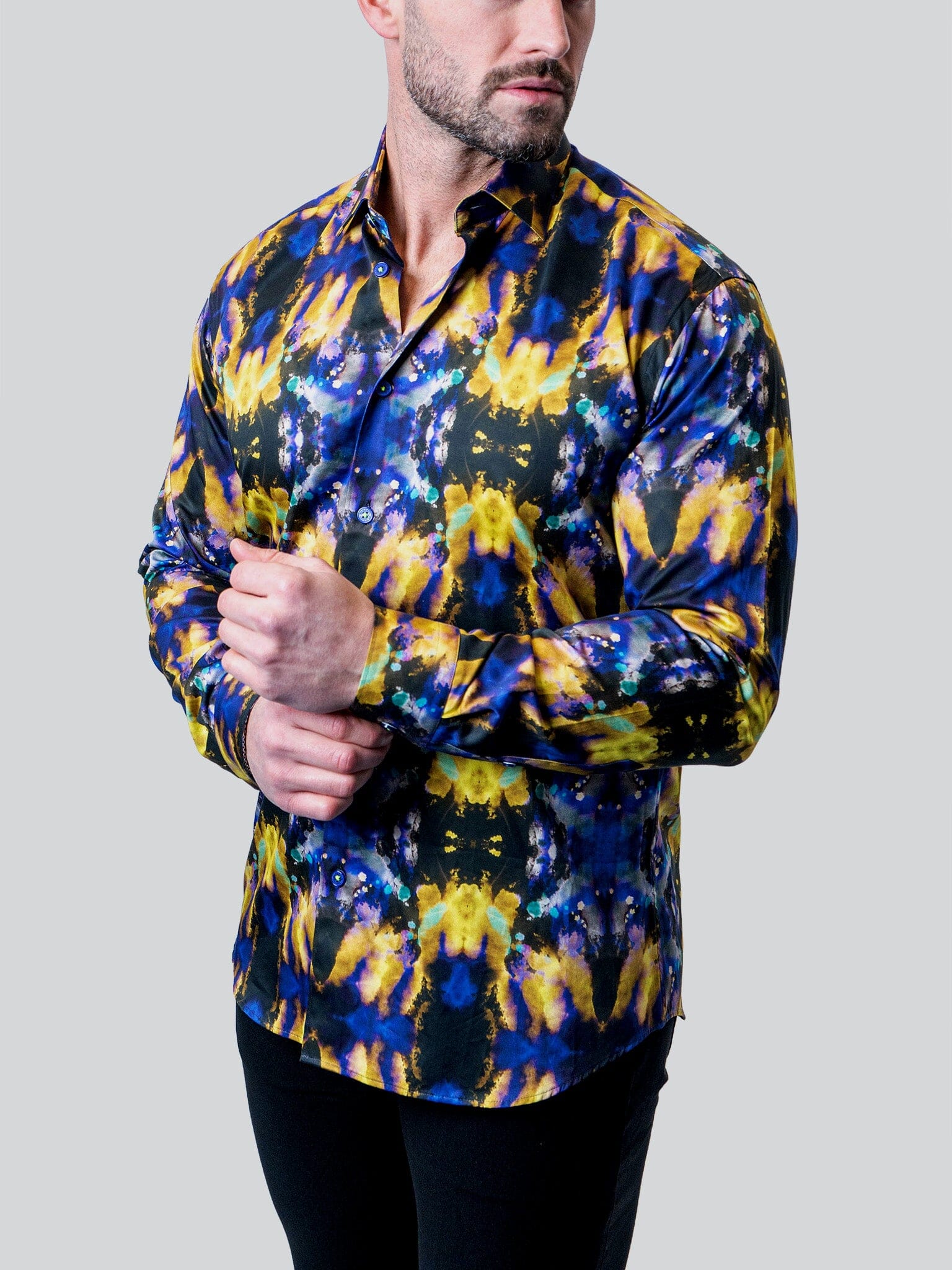 Fibonacci TieDye Trip Blue Shirt