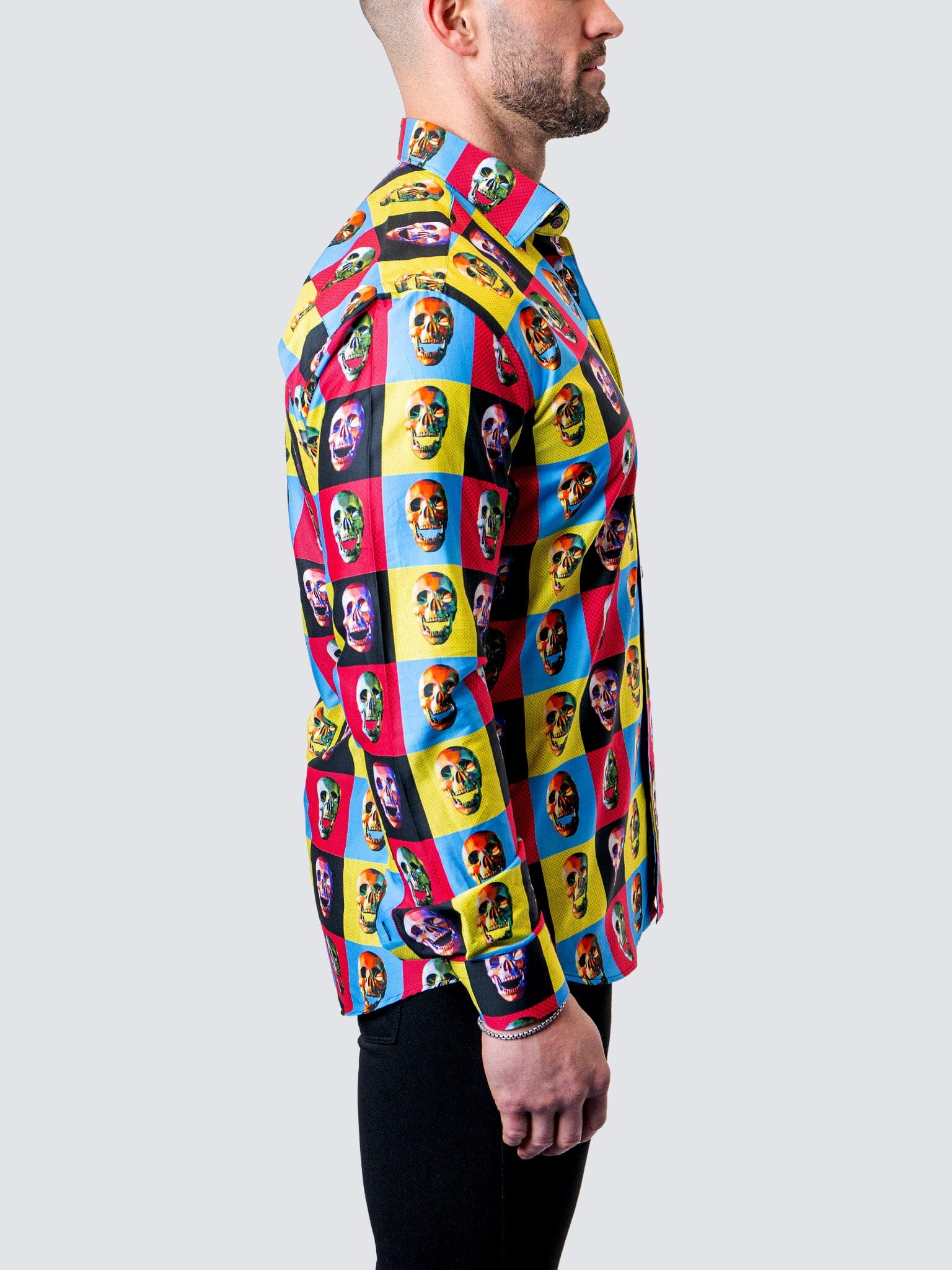 Fibonacci Warhol Skull Shirt