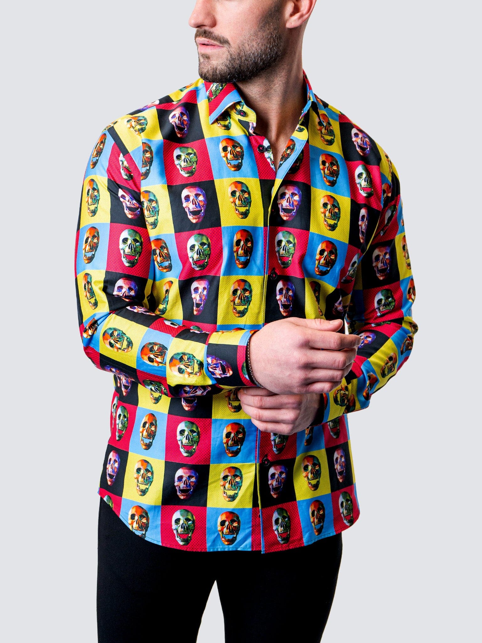 Fibonacci Warhol Skull Shirt