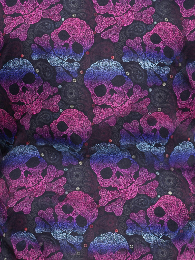 Fibonacci SkullPaisley Purple