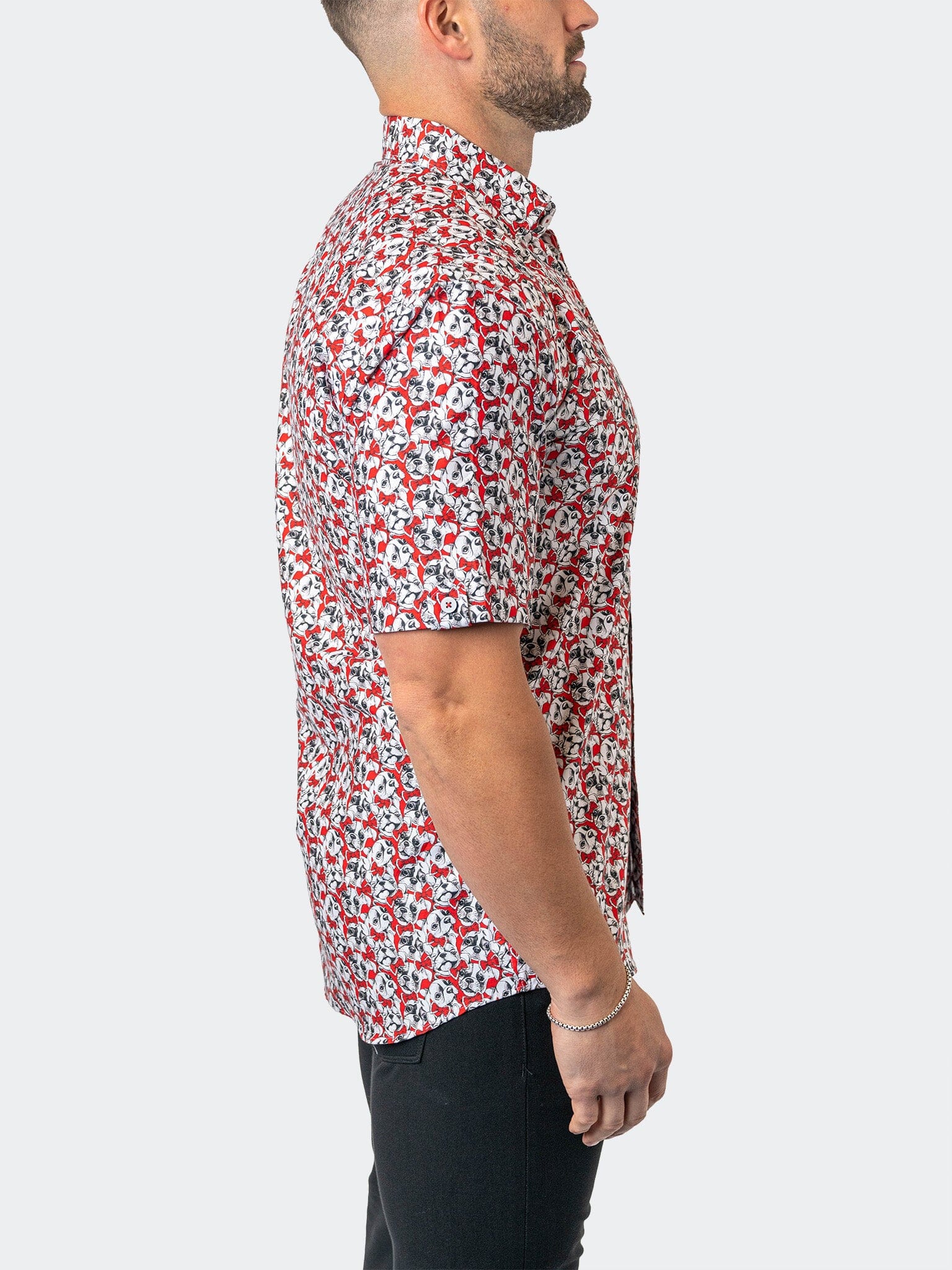 Galileo FrenchieBow Red Shirt