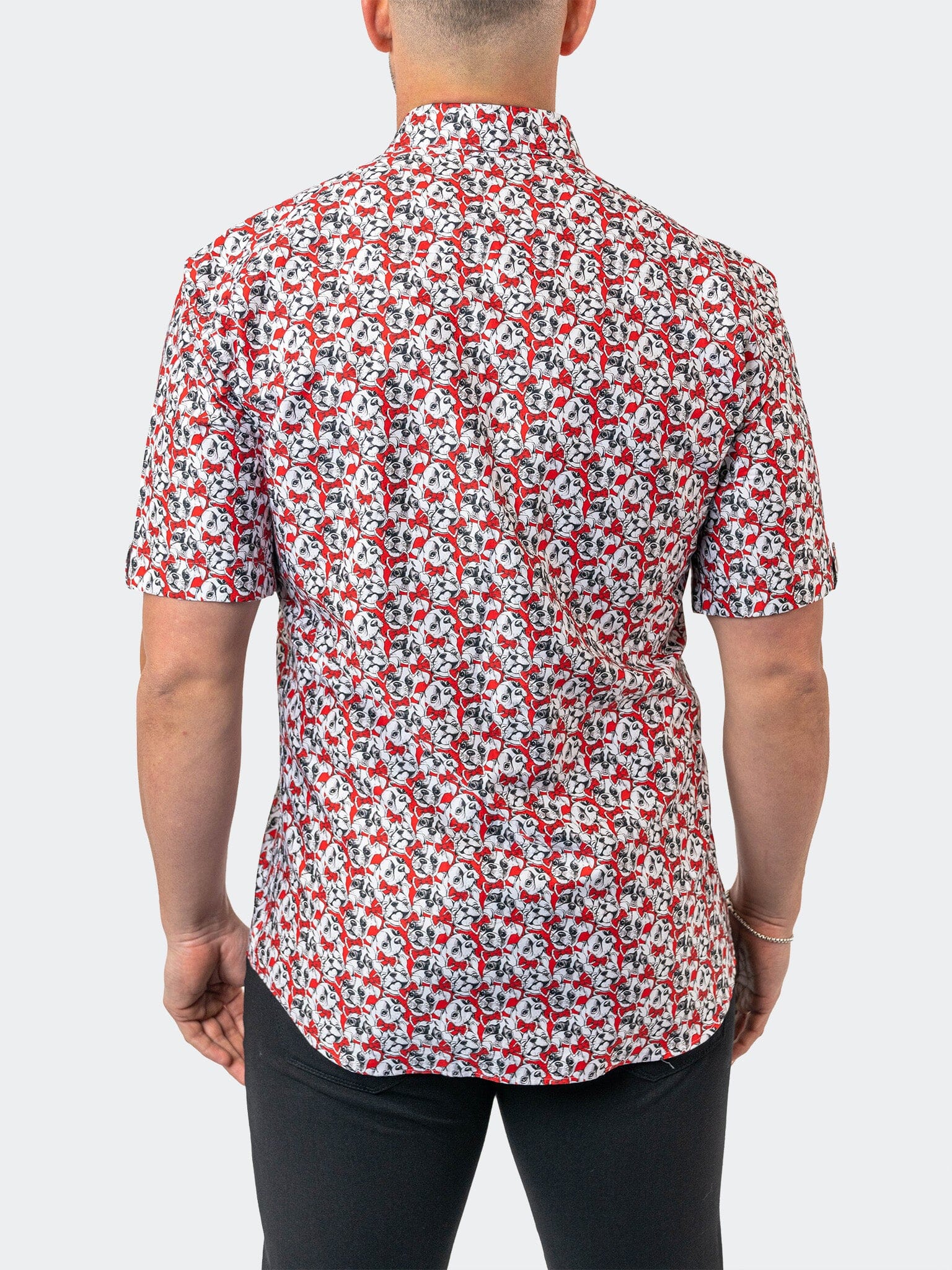 Galileo FrenchieBow Red Shirt