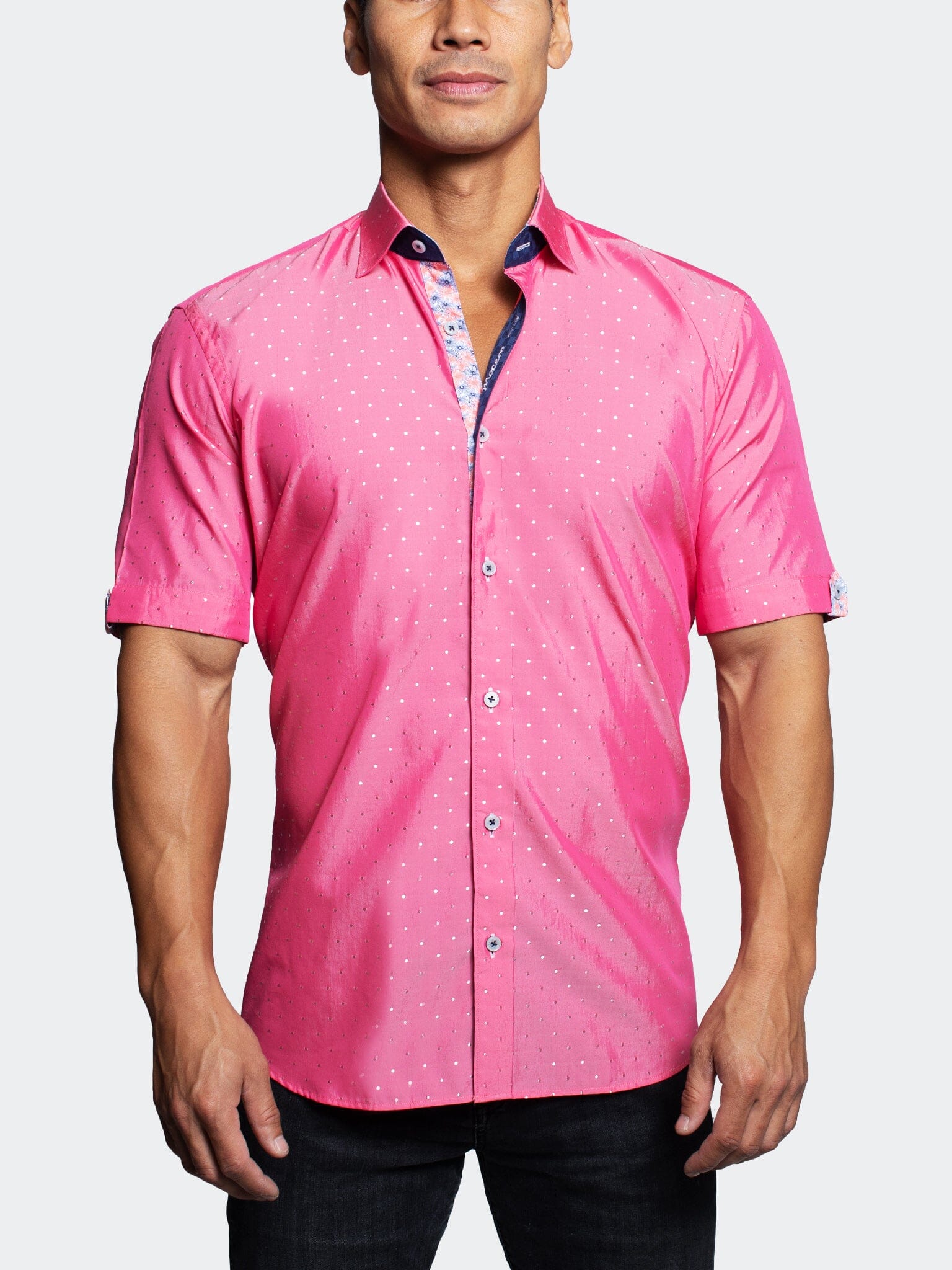 Perm Galileo SilverDot Pink Shirt
