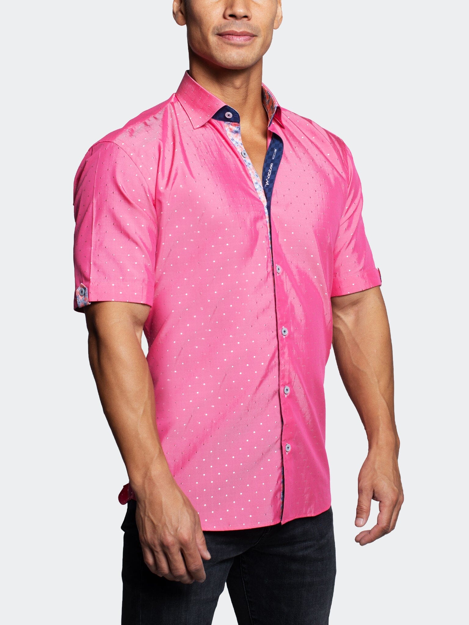 Perm Galileo SilverDot Pink Shirt