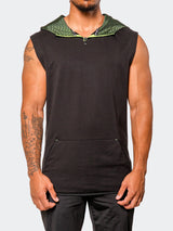 Golf Vest Sleeveless Black View-1