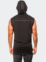 Golf Vest Sleeveless Black View-2