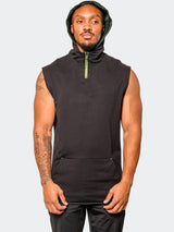 Golf Vest Sleeveless Black View-3