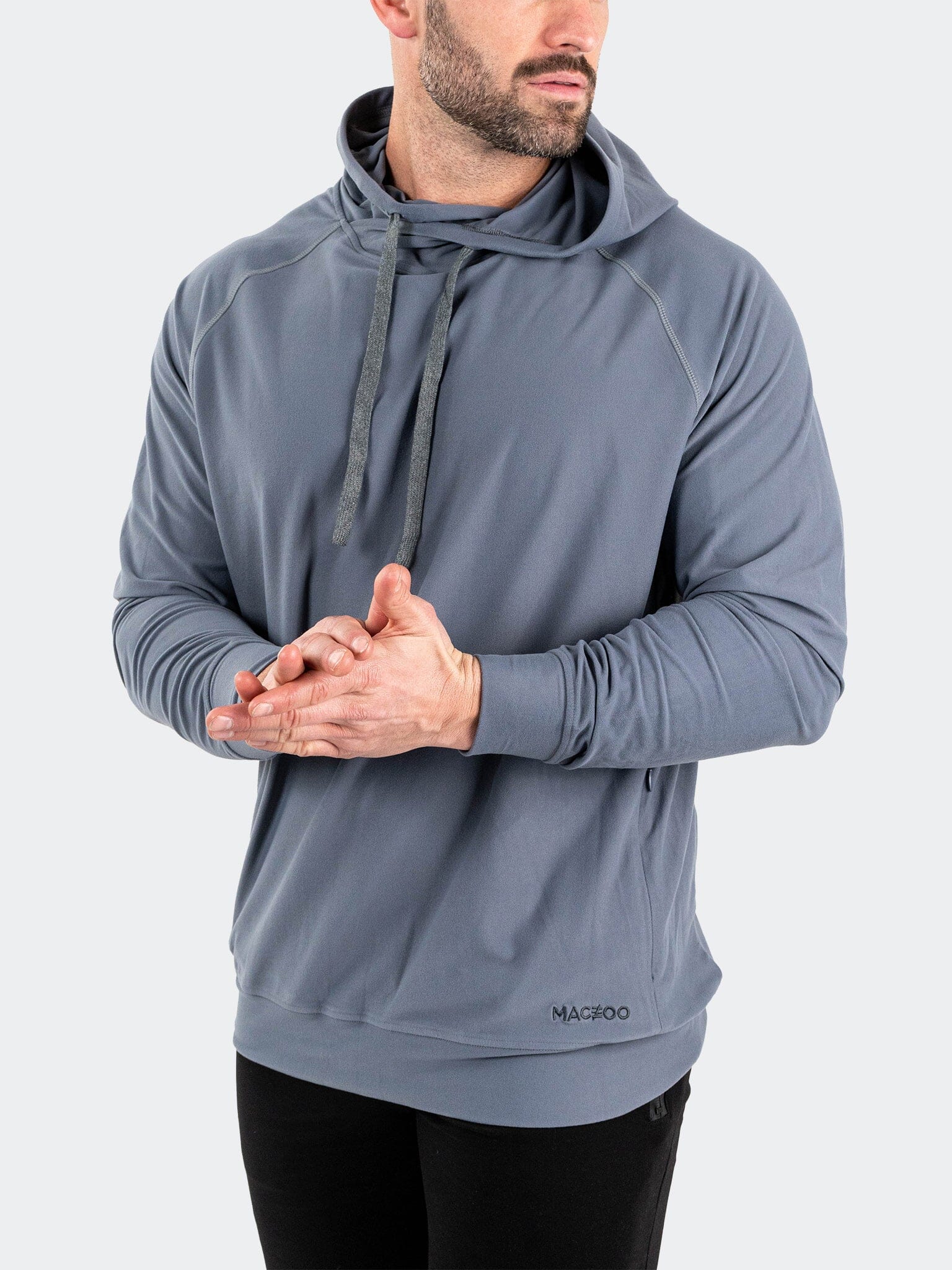 Acciaio Grey Hoodie