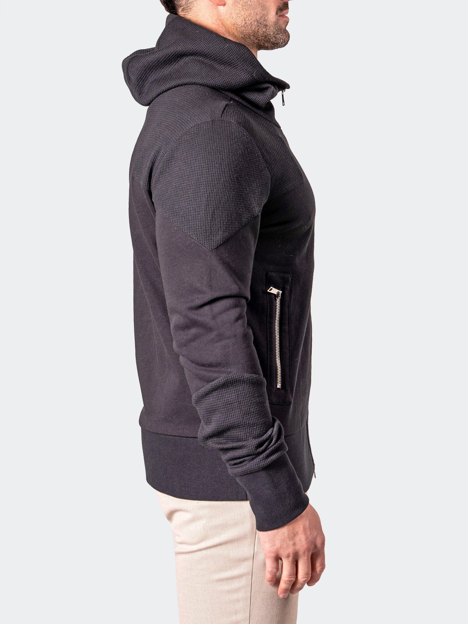 Hoodie Crow Black