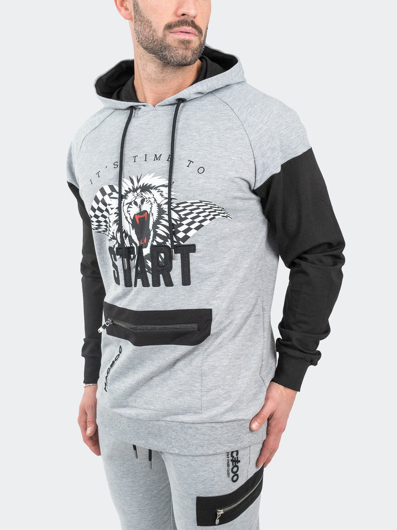 Hoodie F1 Race Grey