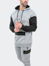 Hoodie F1 Race Grey View-7