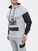 Hoodie F1 Race Grey View-8