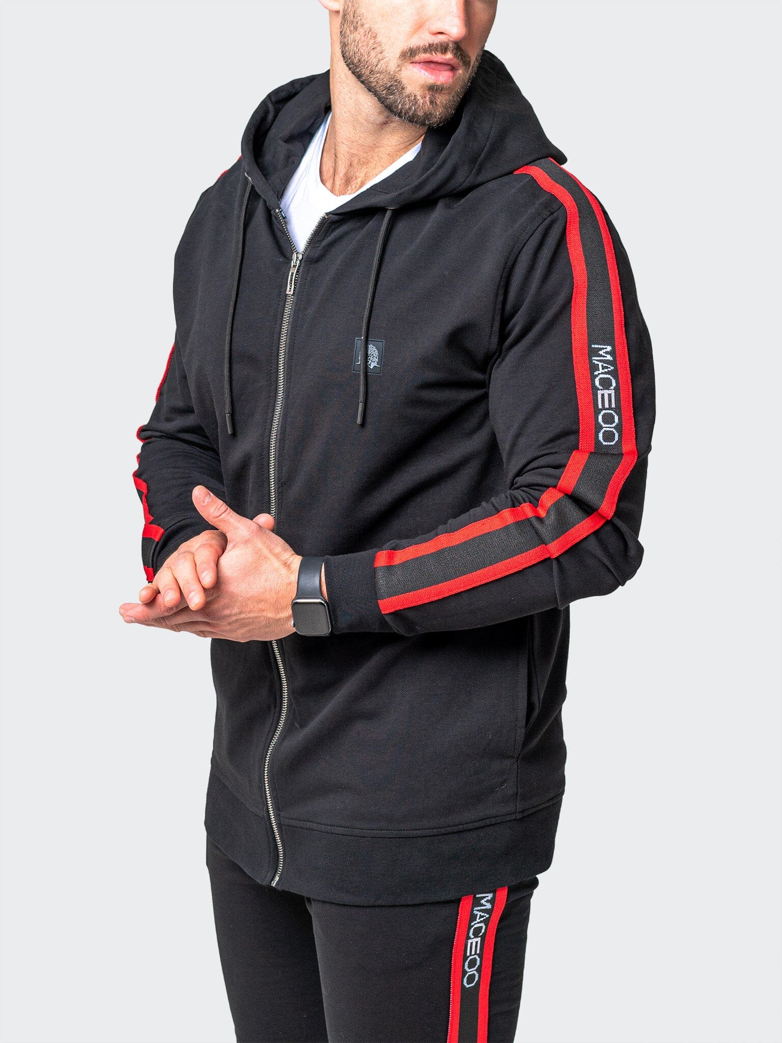 Leo Black Hoodie