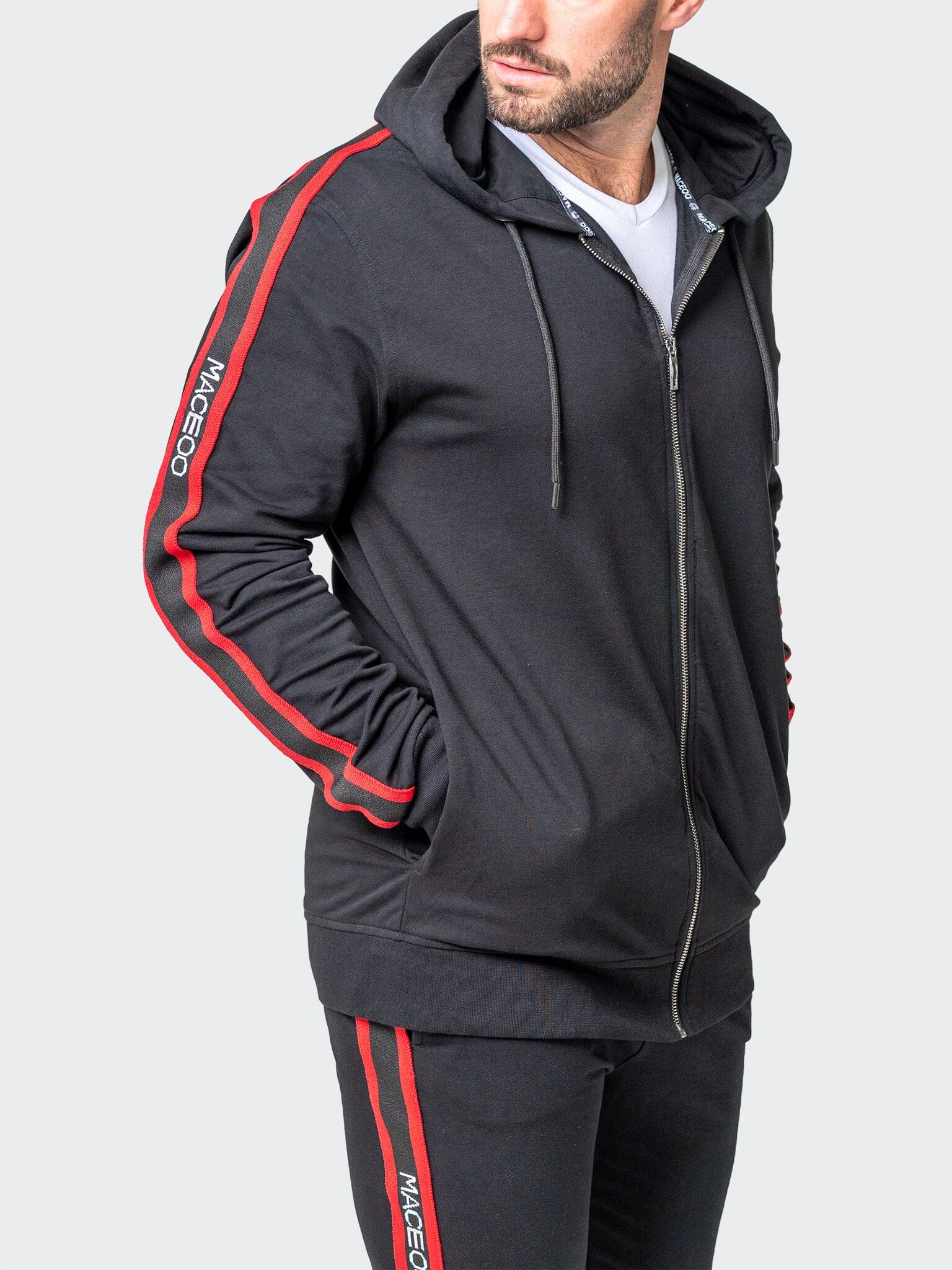 Leo Black Hoodie