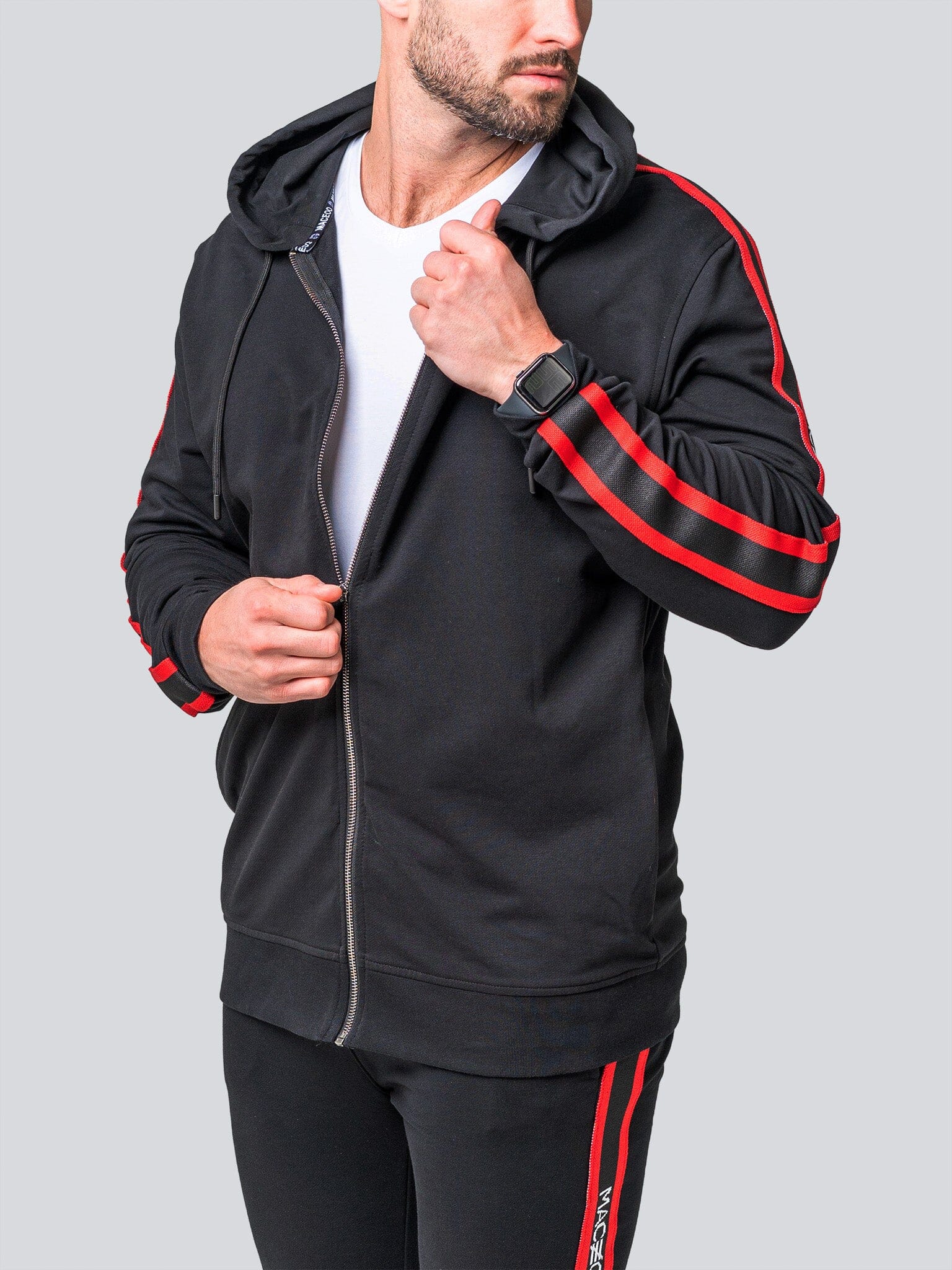 Leo Black Hoodie