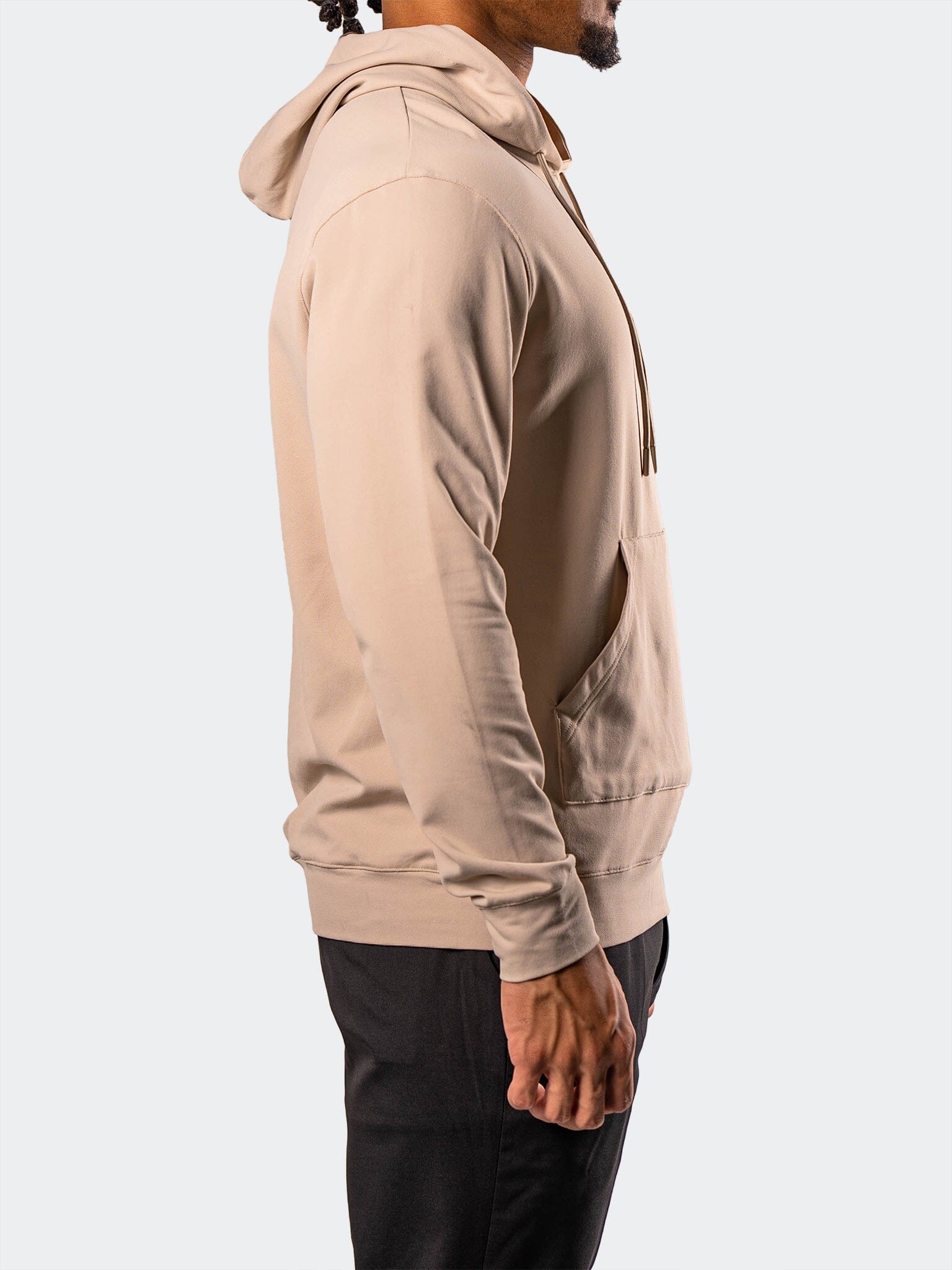 Merino Sand Pullover Hoodie